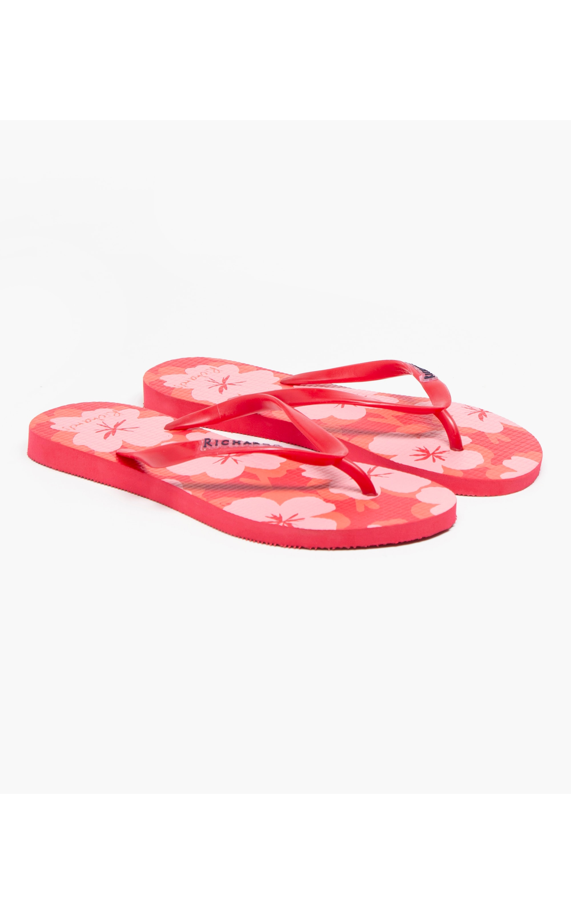 Chinelo Flowers Vermelho