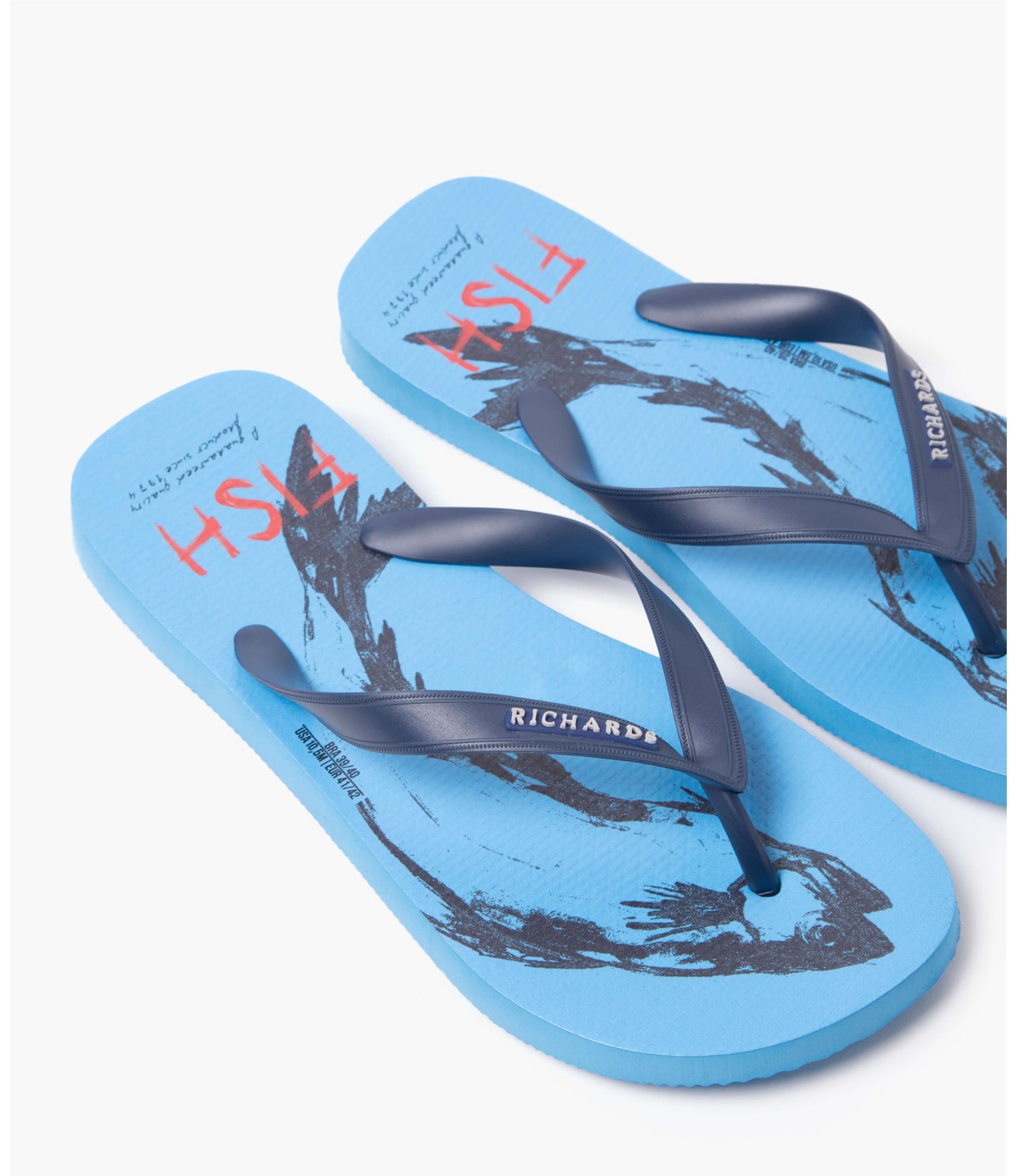 Chinelo Luna Rch Azul Piscina