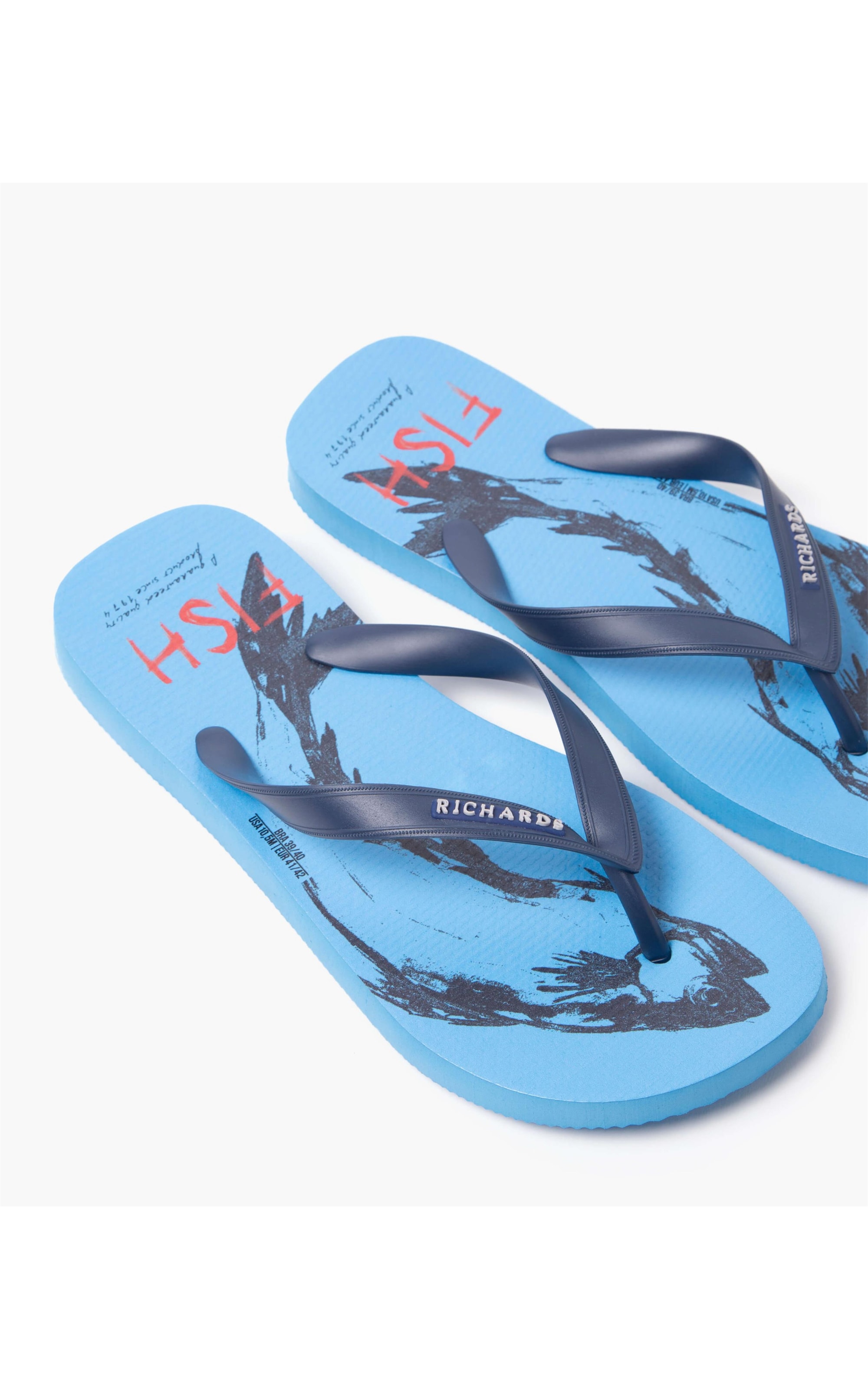 Chinelo Luna Rch Azul Piscina