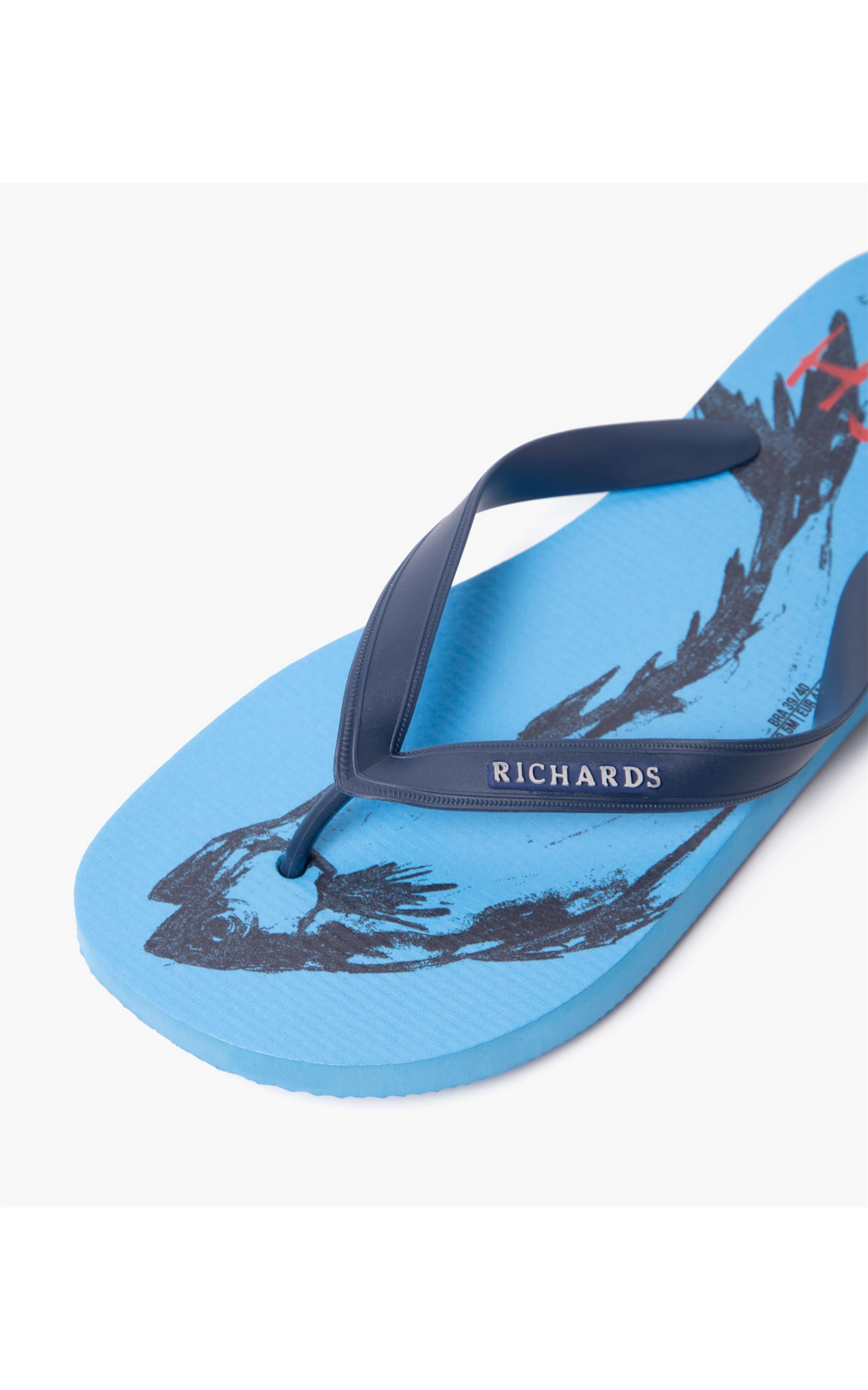 Chinelo Luna Rch Azul Piscina