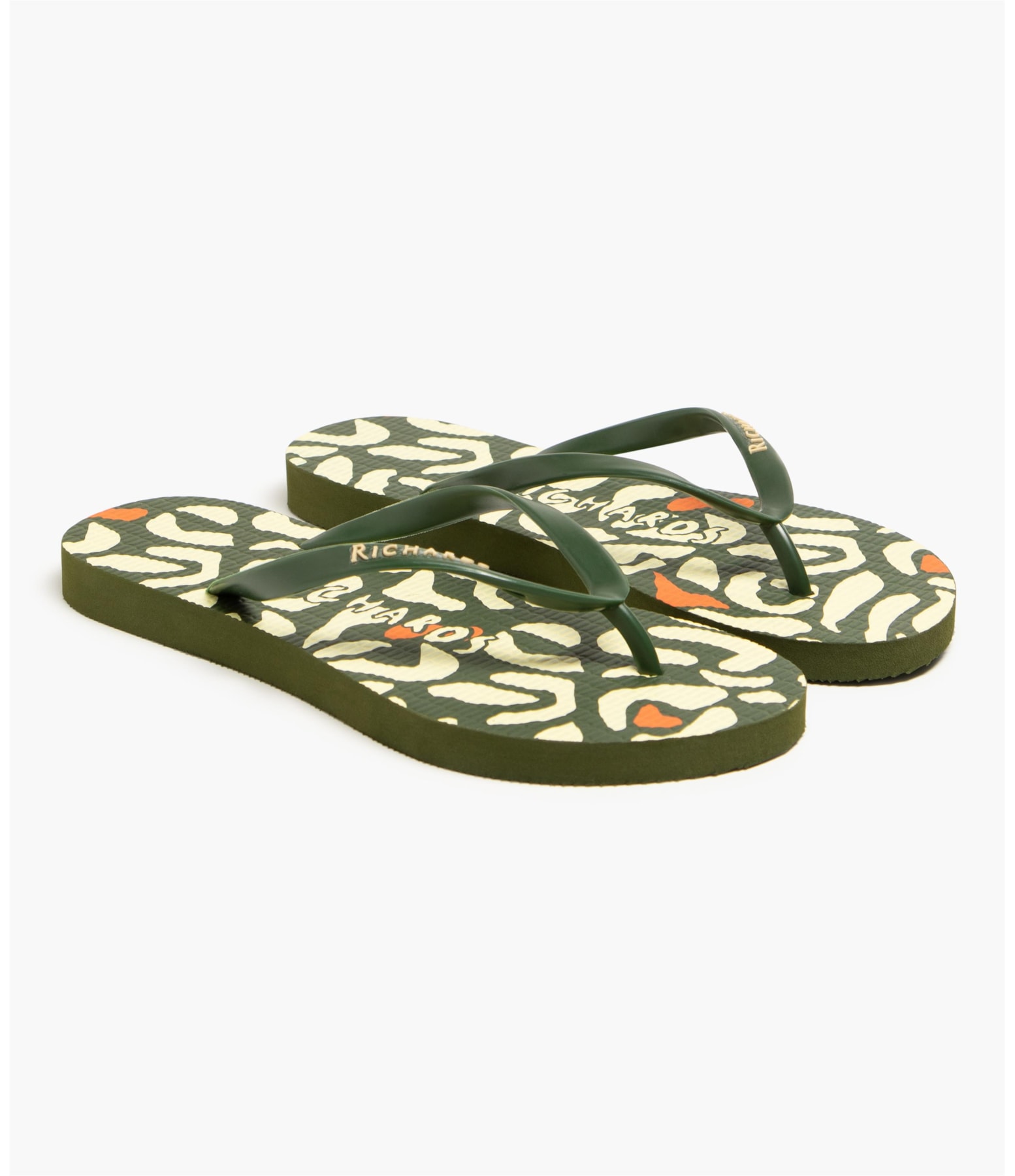 Chinelo Onça Verde Militar