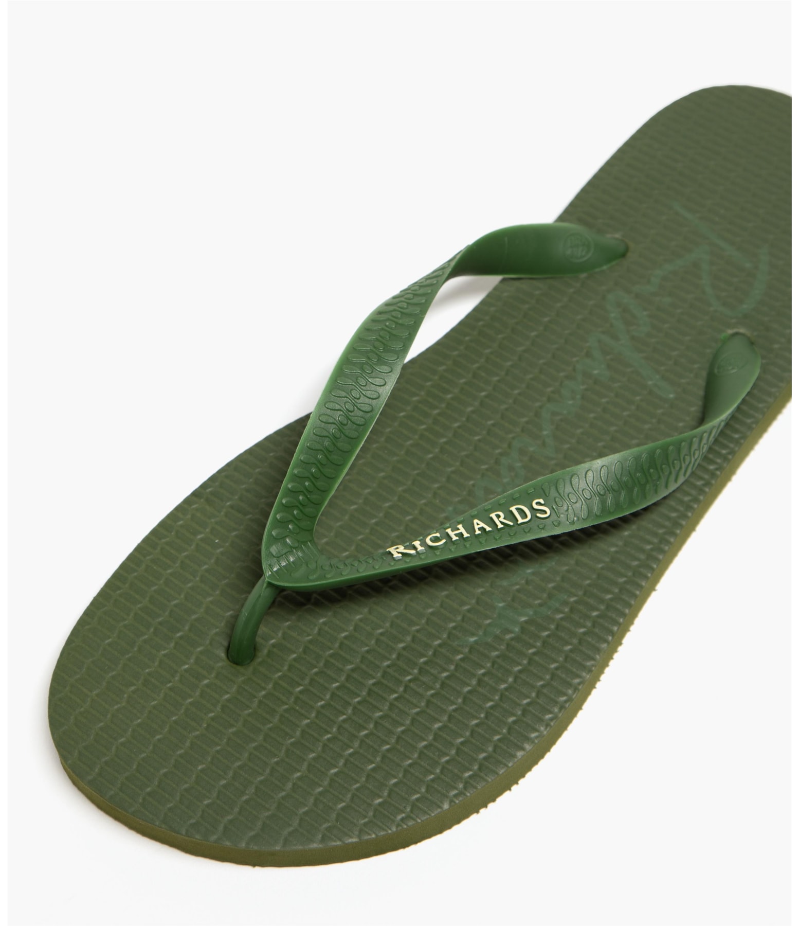 Chinelo Pincelada Richards Verde Militar