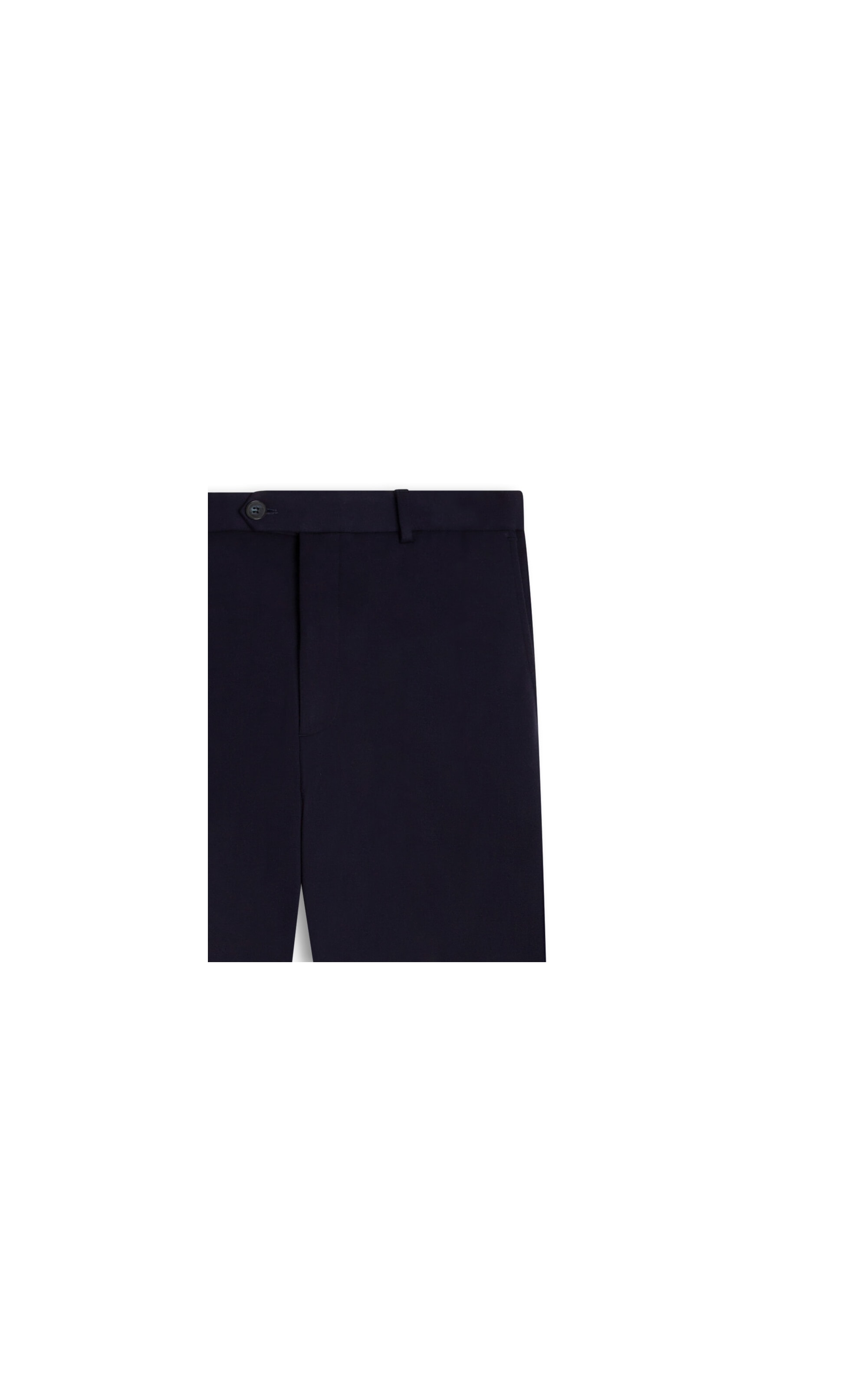 Chino Pants Soft Suedine Dark Navy