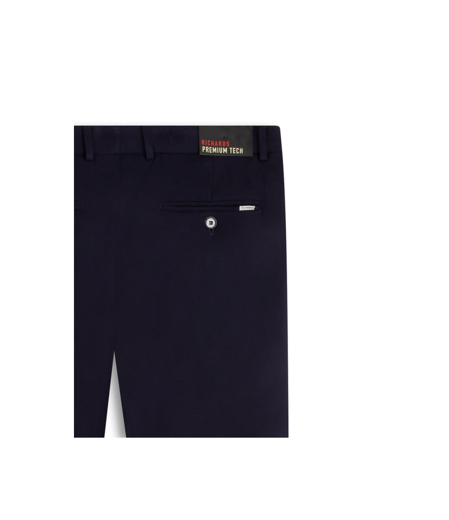 Chino Pants Soft Suedine Dark Navy