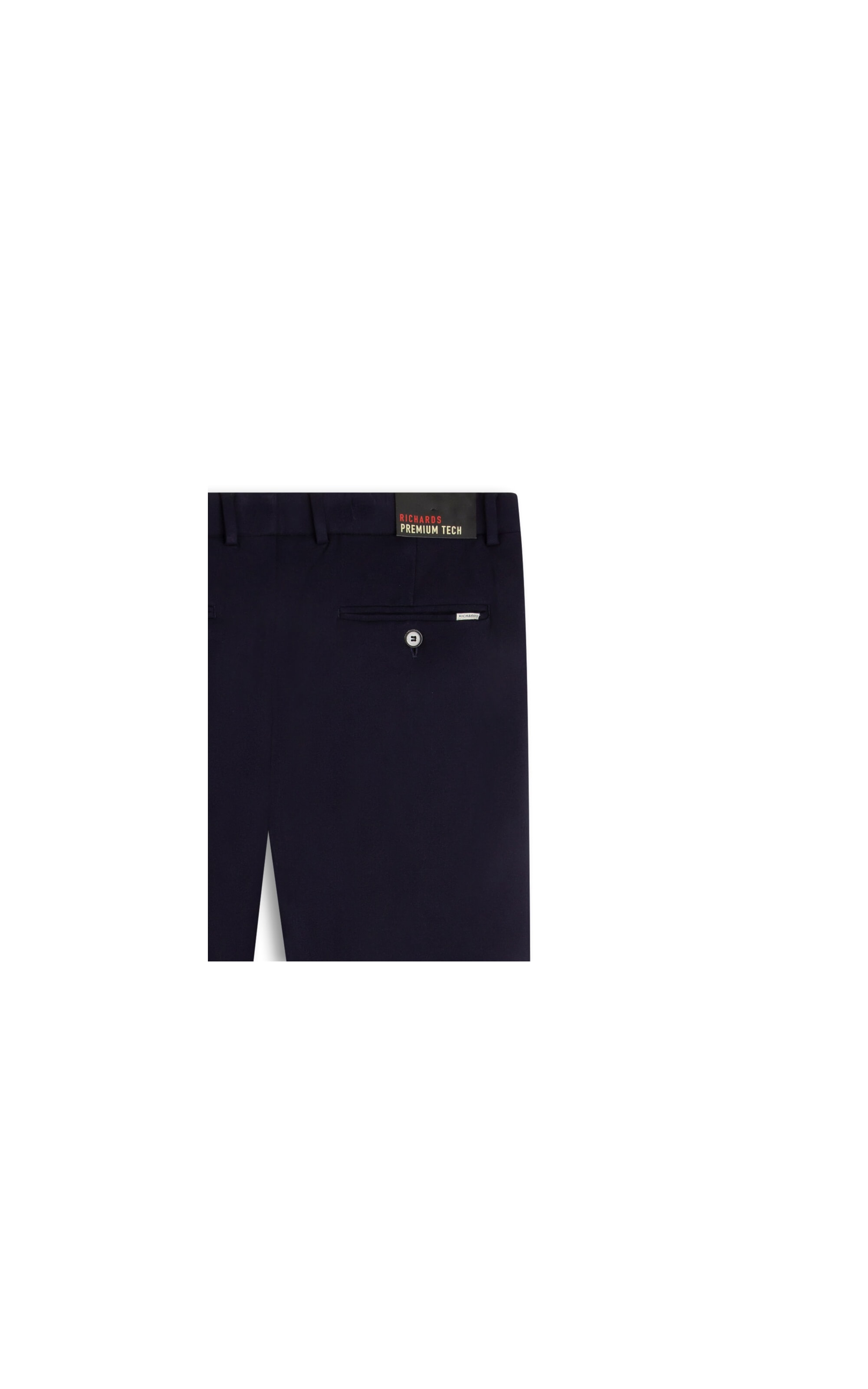 Chino Pants Soft Suedine Dark Navy
