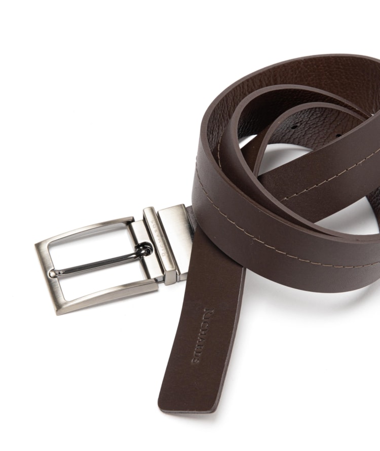 Cinto Casual Dupla Face Cafe