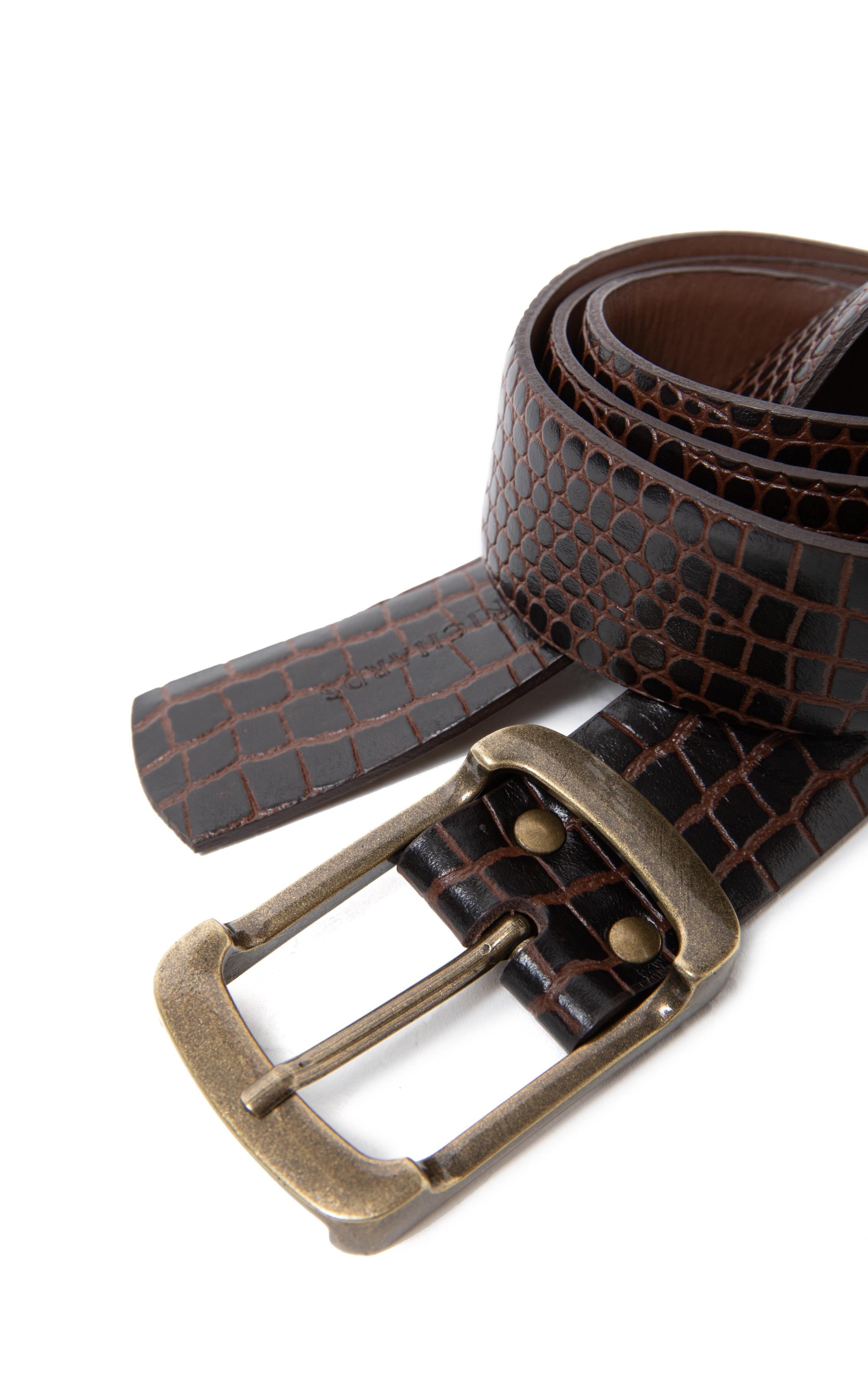 Cinto Croco Rch Cafe