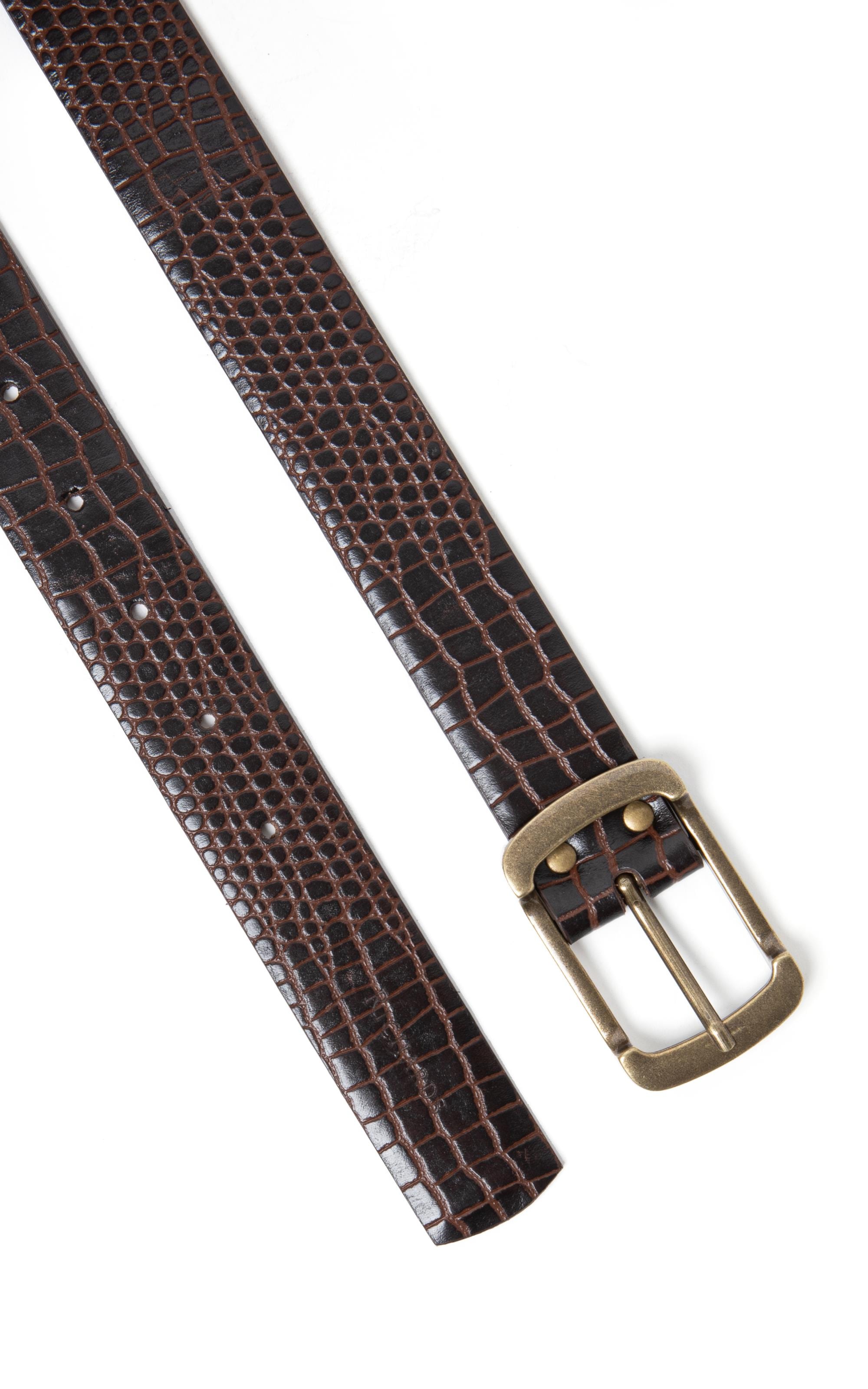 Cinto Croco Rch Cafe