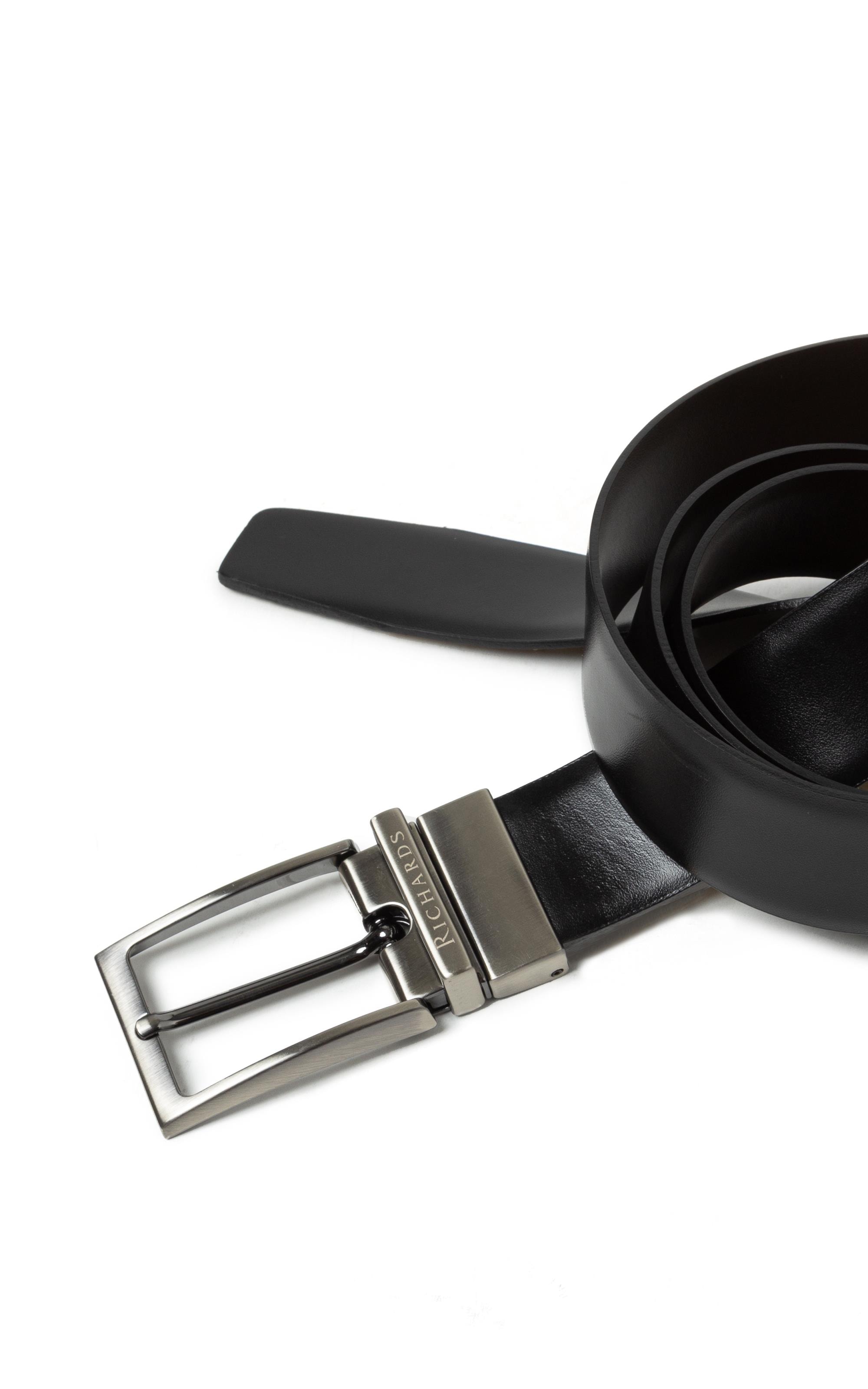 Cinto Double Side Natte Preto