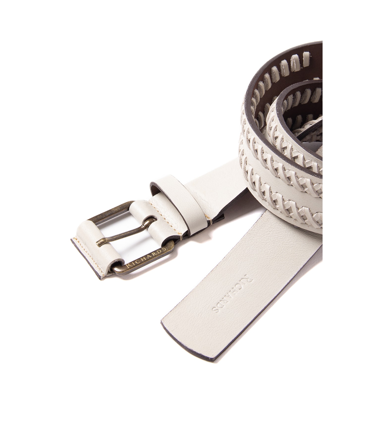 Cinto Helena Rch Off White