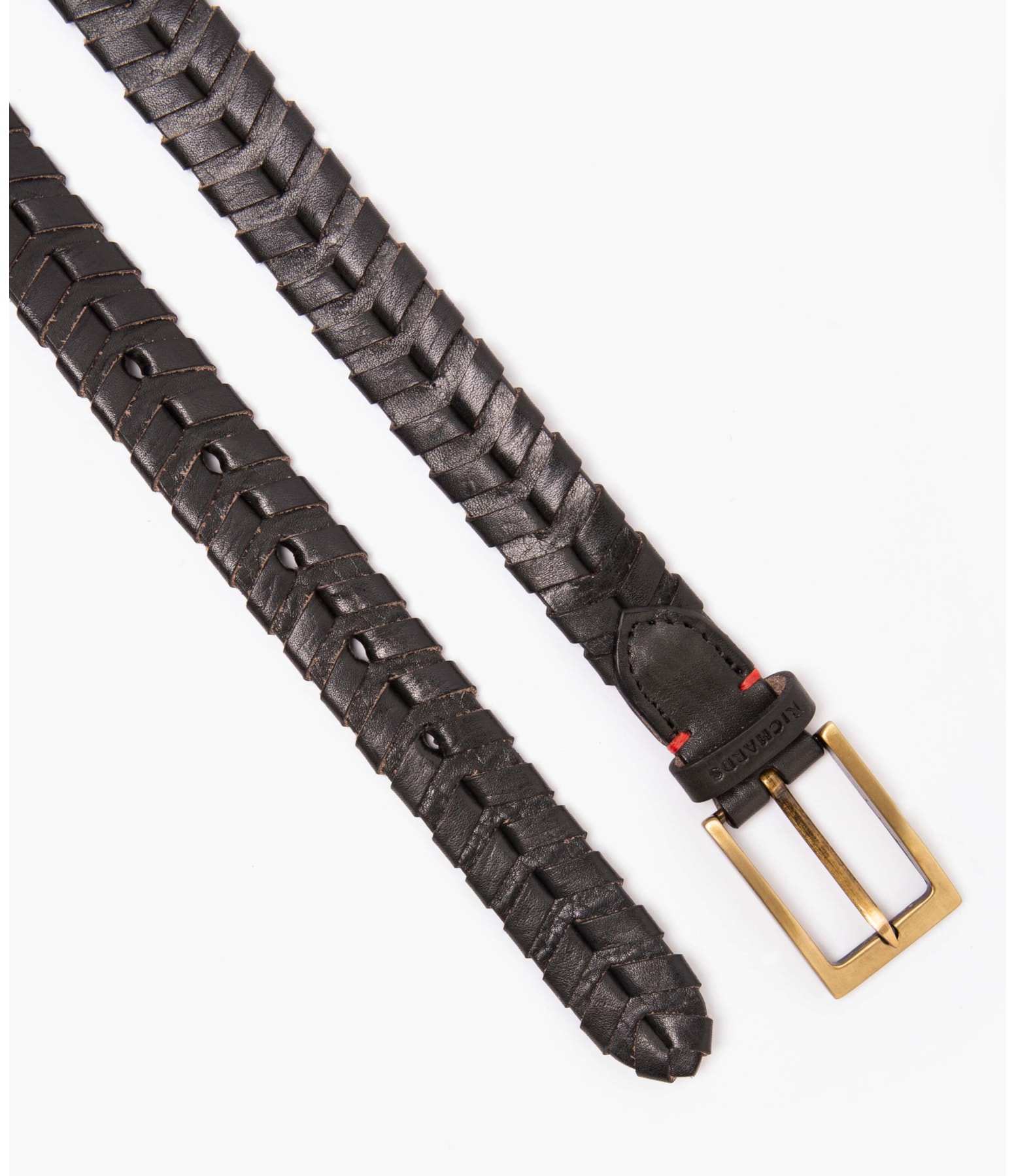 Cinto Tresse Espinha de Peixe Preto
