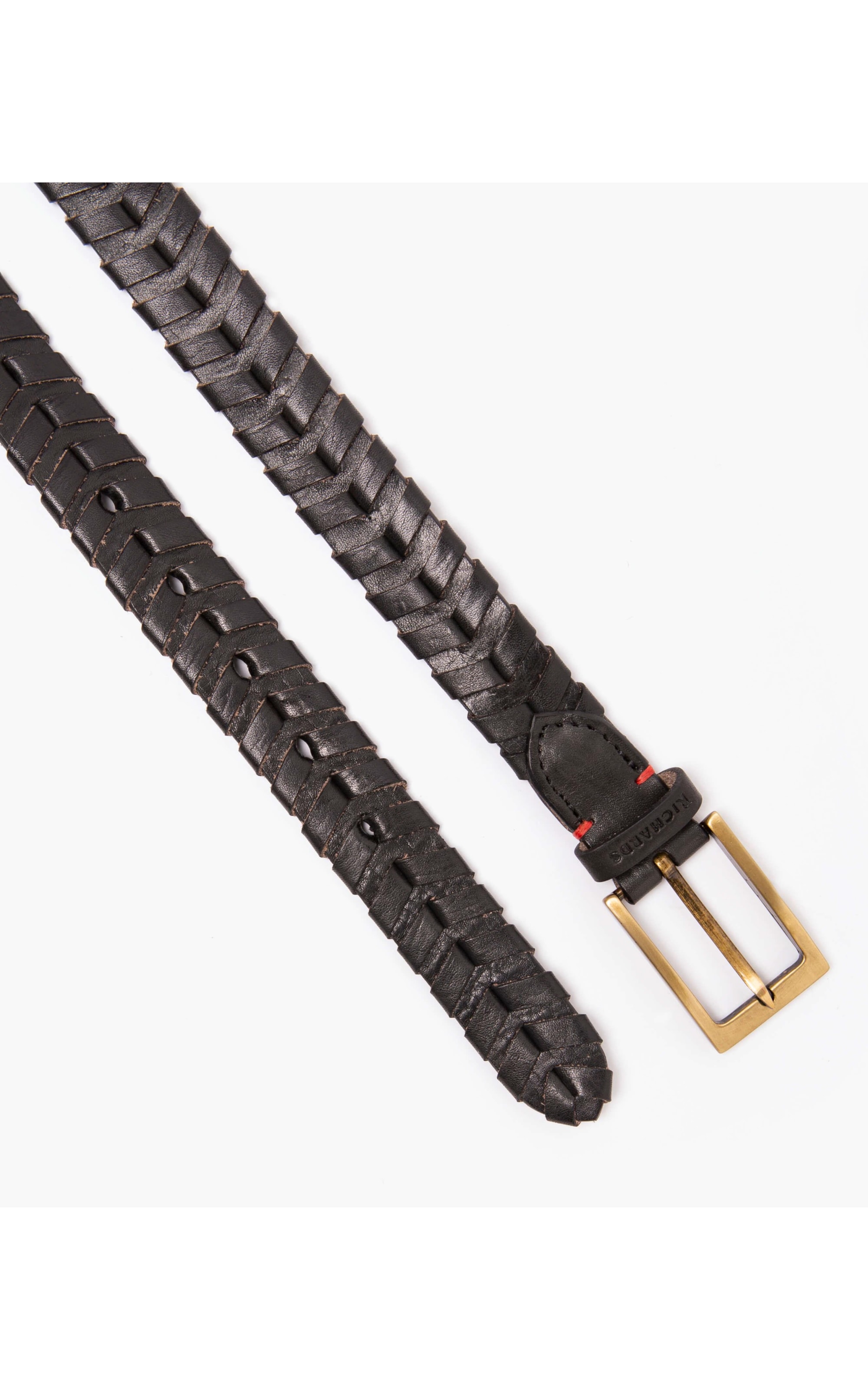 Cinto Tresse Espinha de Peixe Preto