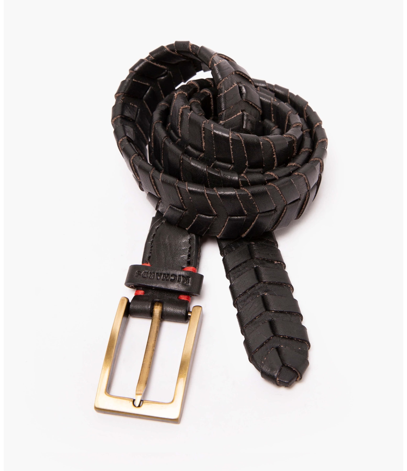 Cinto Tresse Espinha de Peixe Preto