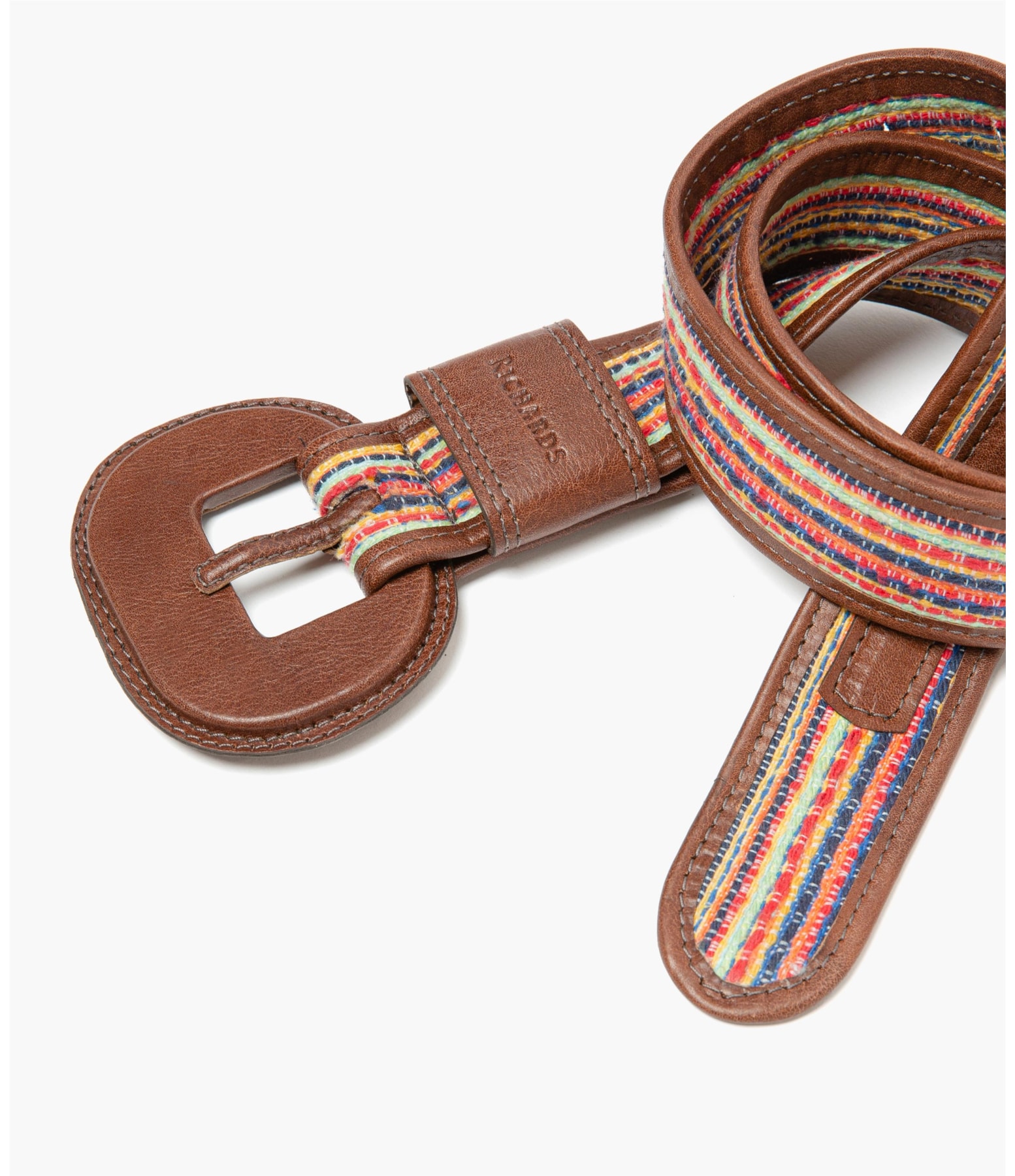 Cinto Tweed Color Rch Marrom Escuro