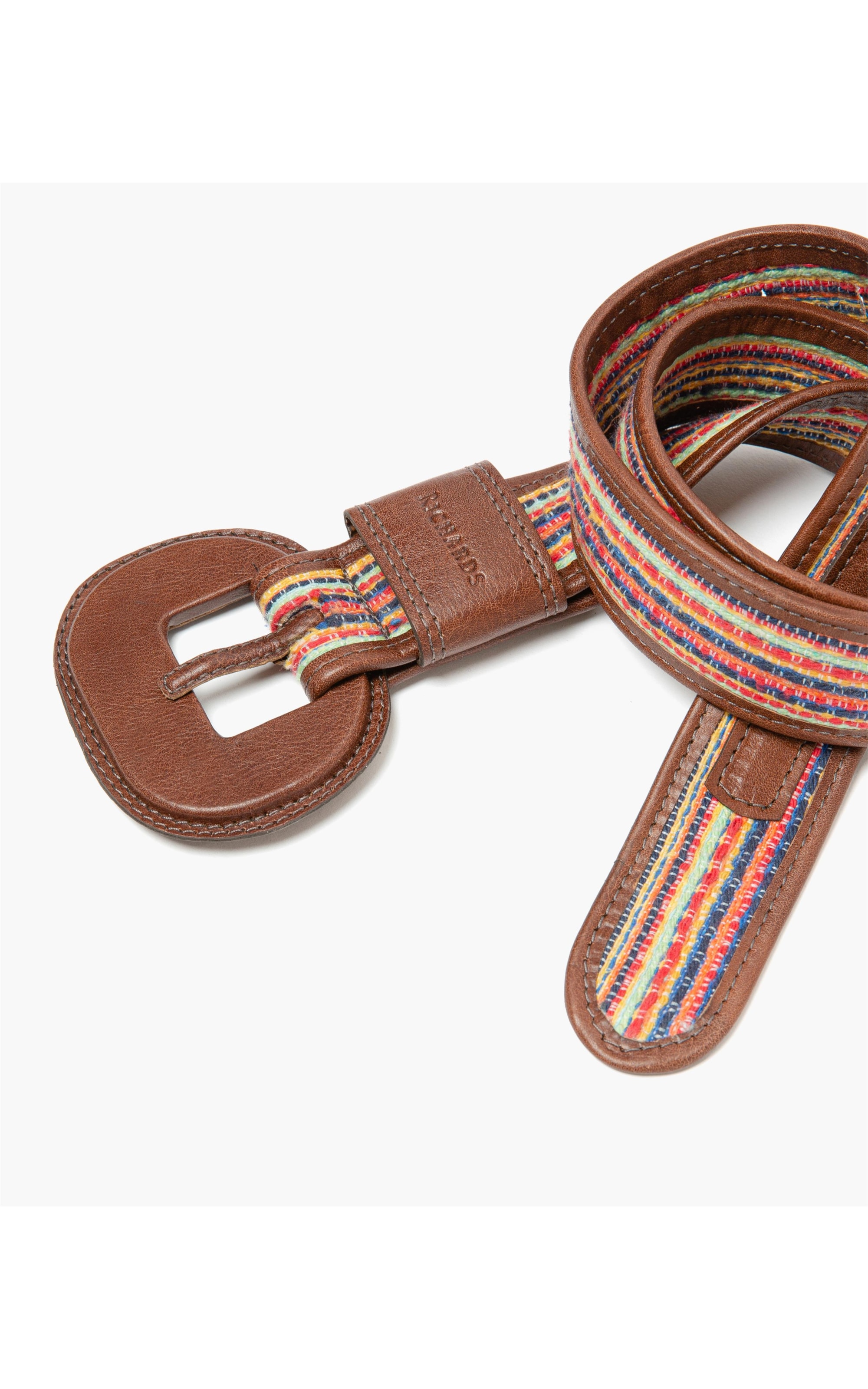 Cinto Tweed Color Rch Marrom Escuro