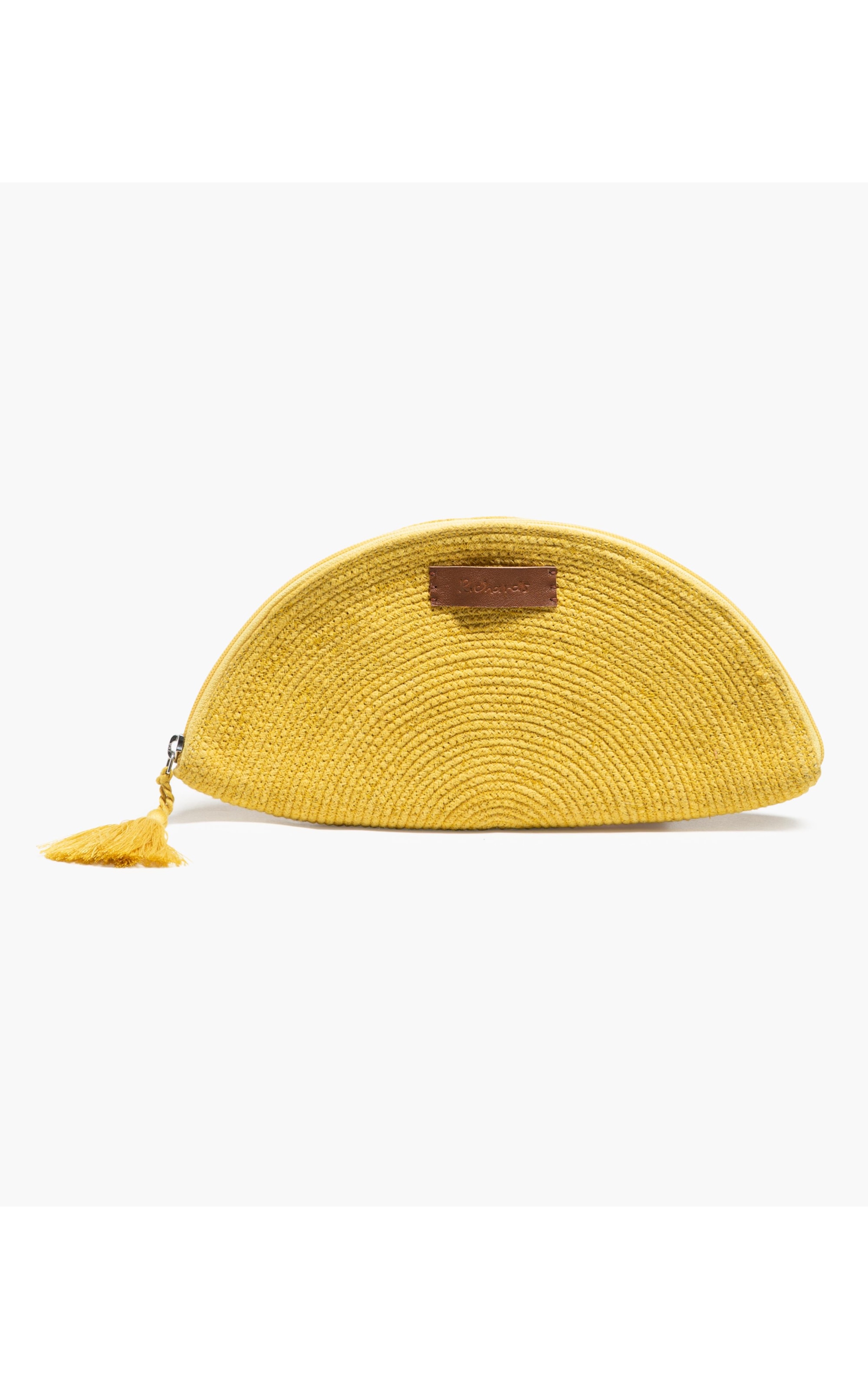  Clutch Material Algodao Mostarda