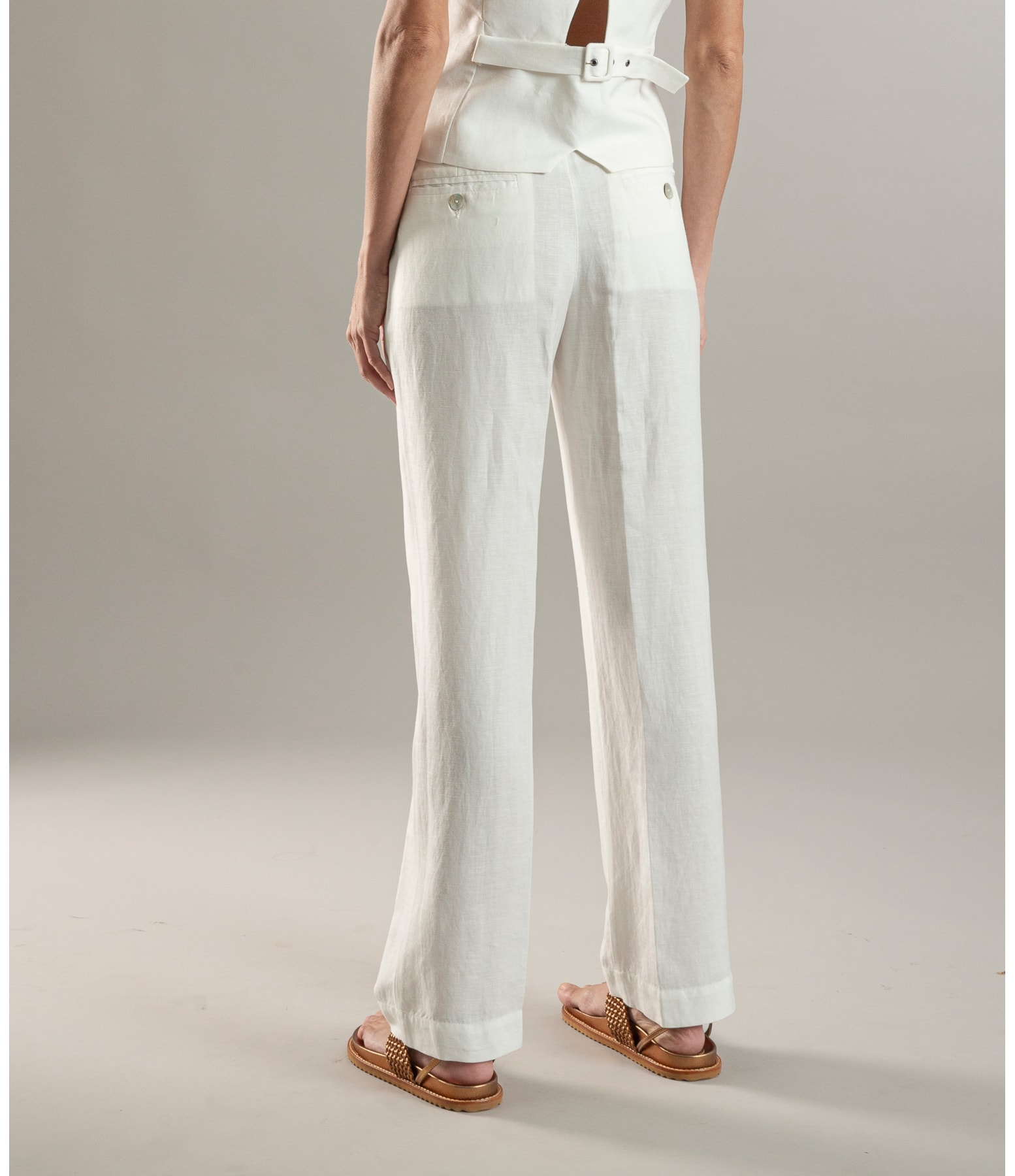 Colete Linho  Robin Off White