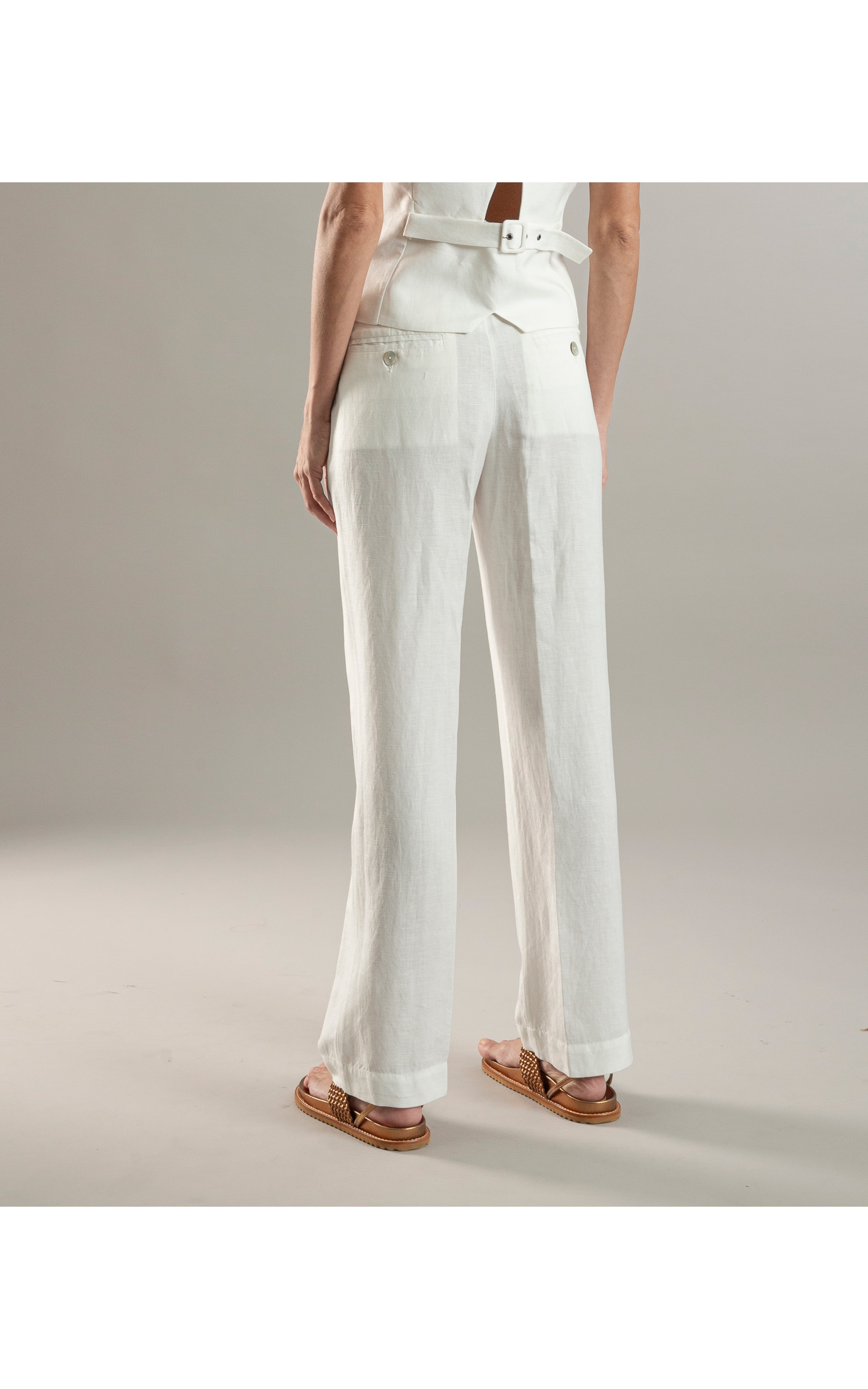 Colete Linho  Robin Off White