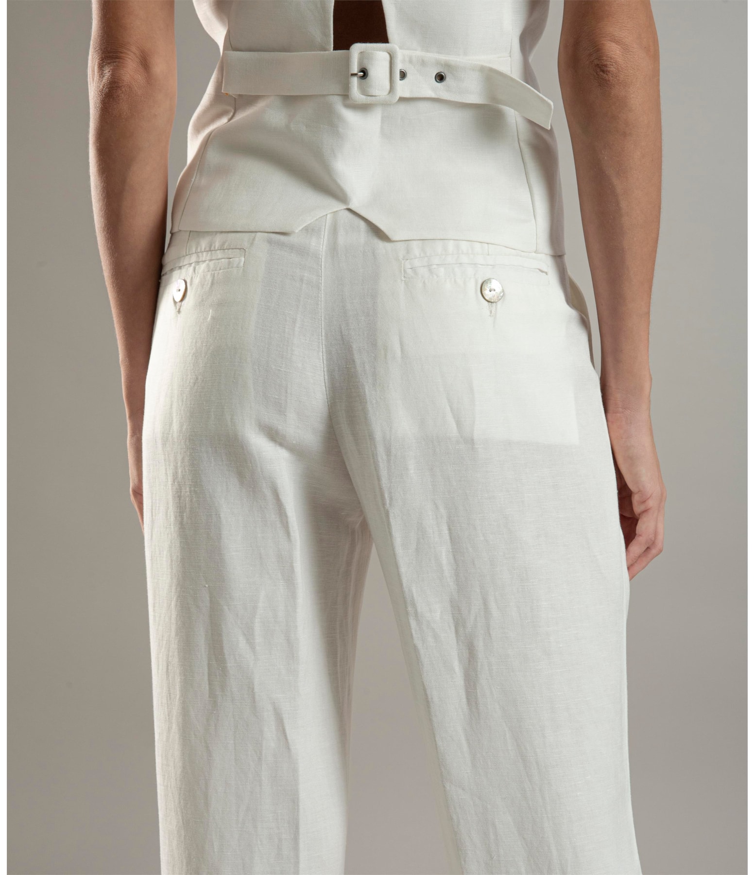 Colete Linho  Robin Off White