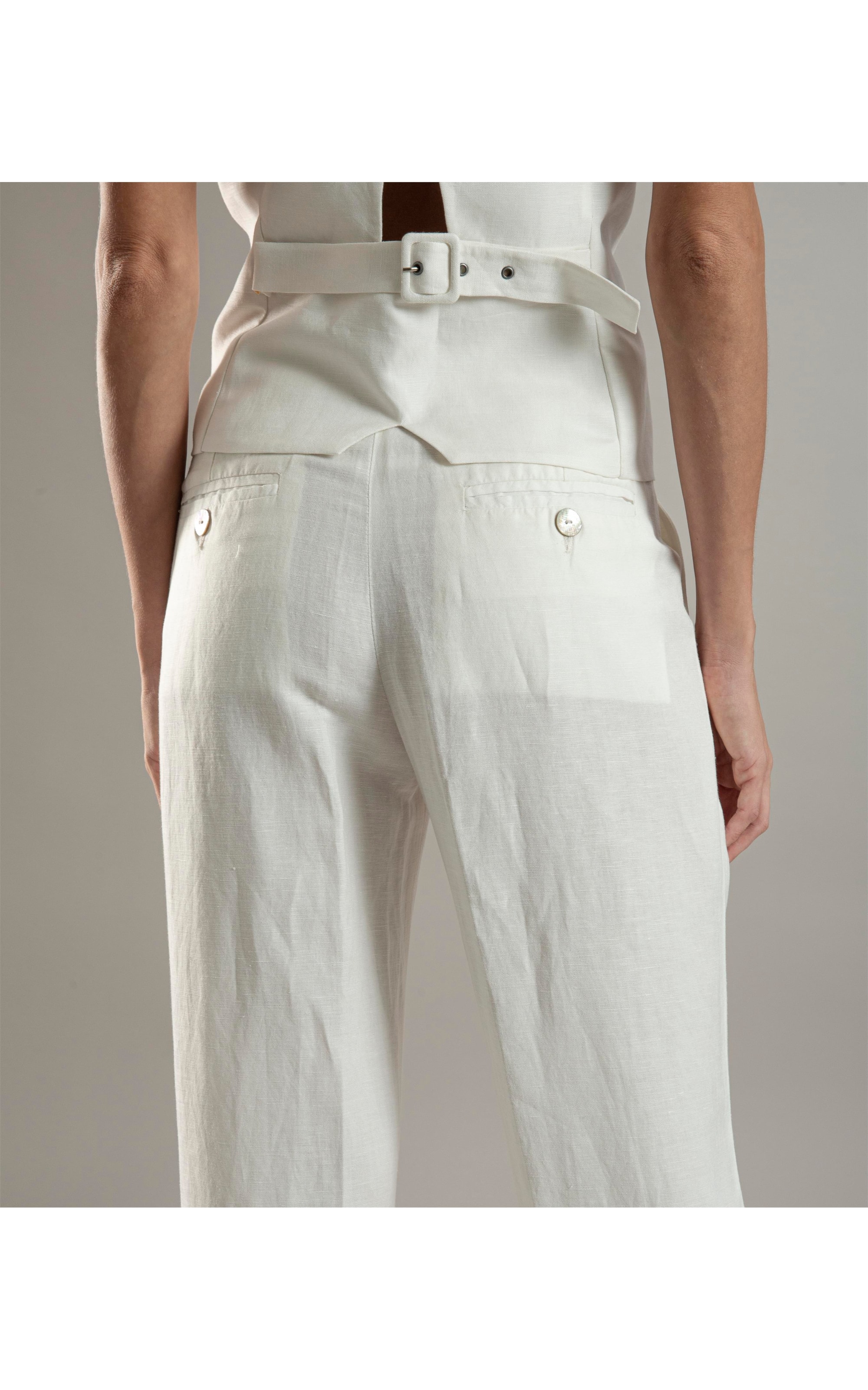 Colete Linho  Robin Off White