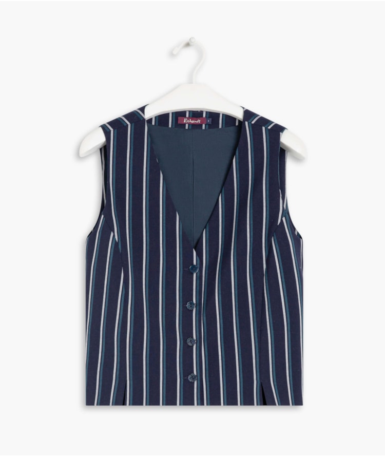 Colete Nancy Alfaiataria Dark Navy