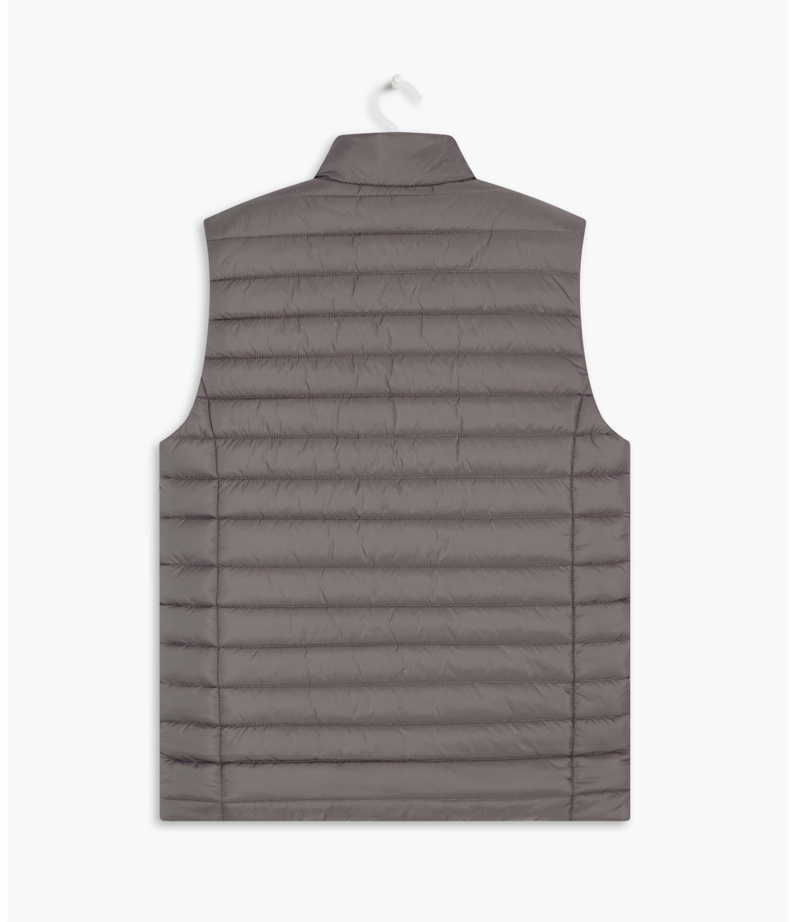 Colete Puffer 2 Pockets Cinza Medio