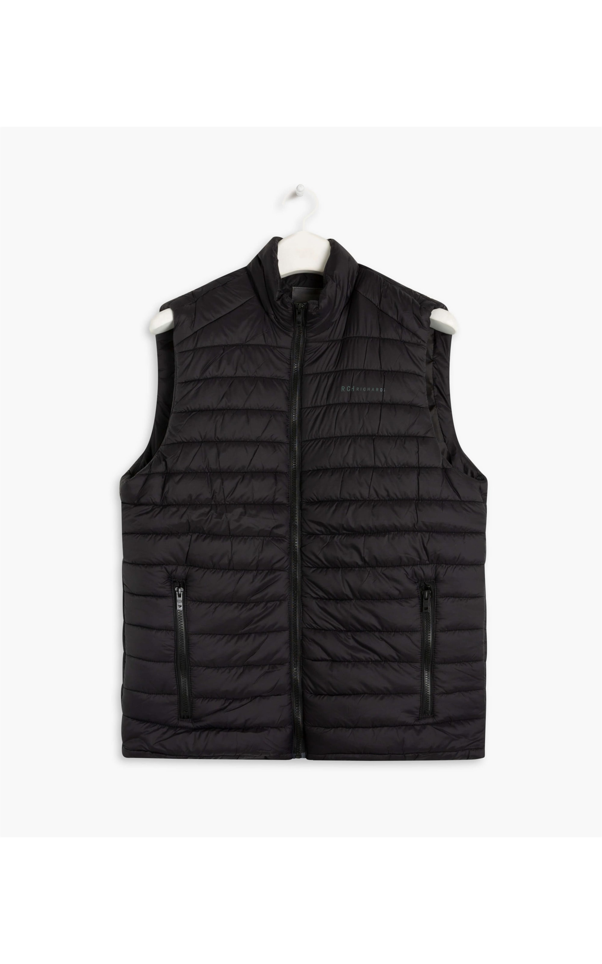 Colete Puffer 2 Pockets Preto