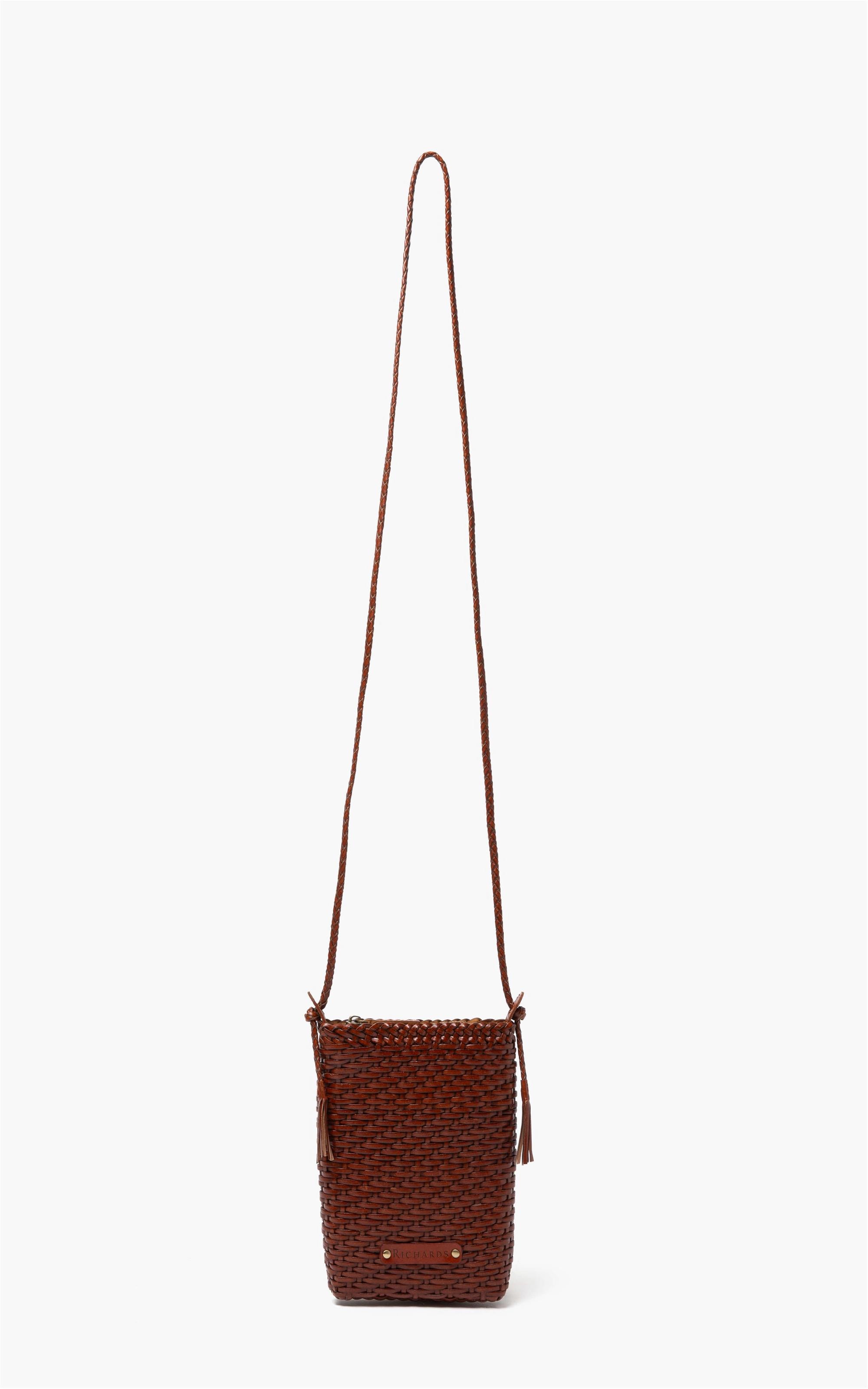 Crossbody Artisan Weave Caramelo