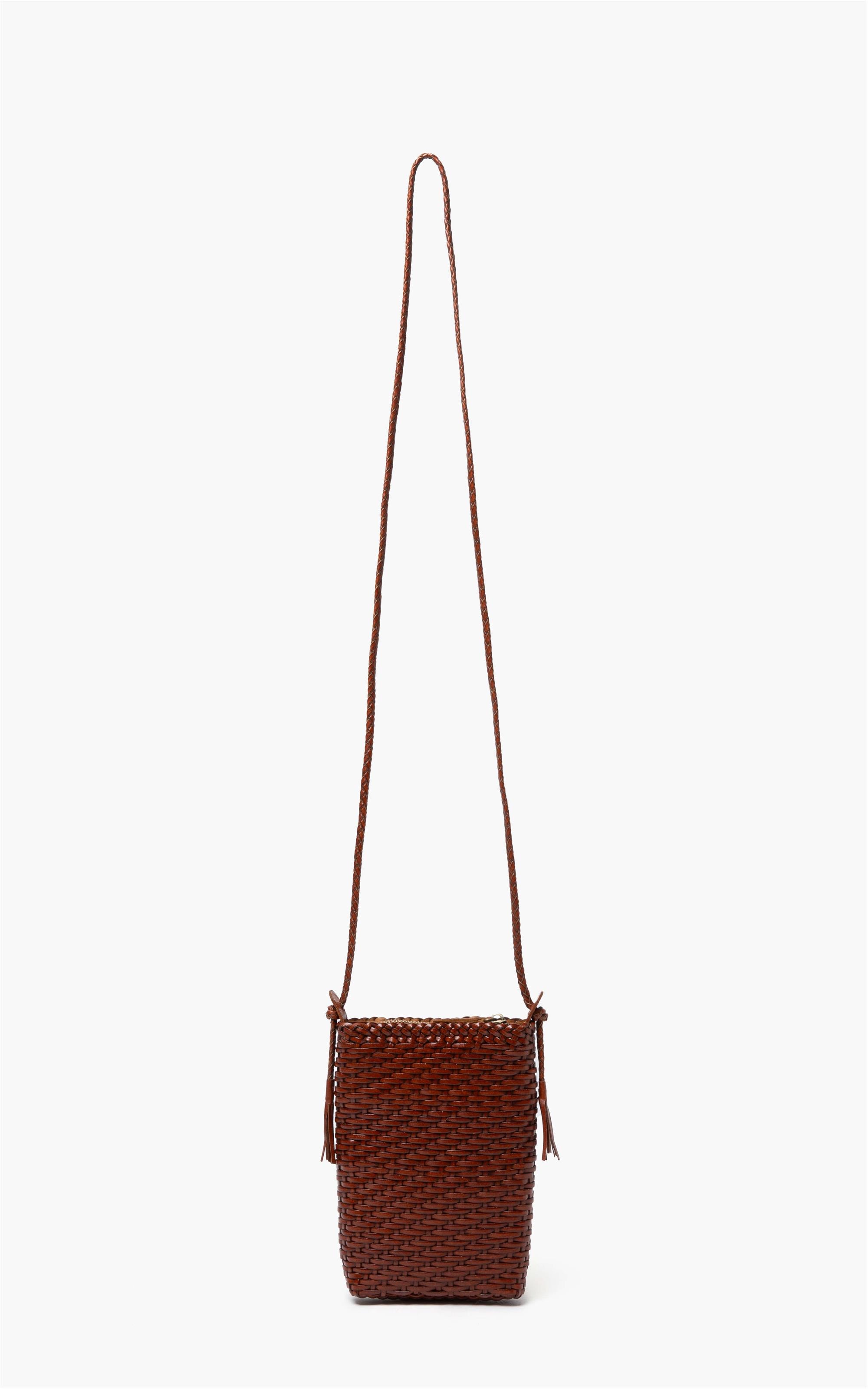 Crossbody Artisan Weave Caramelo