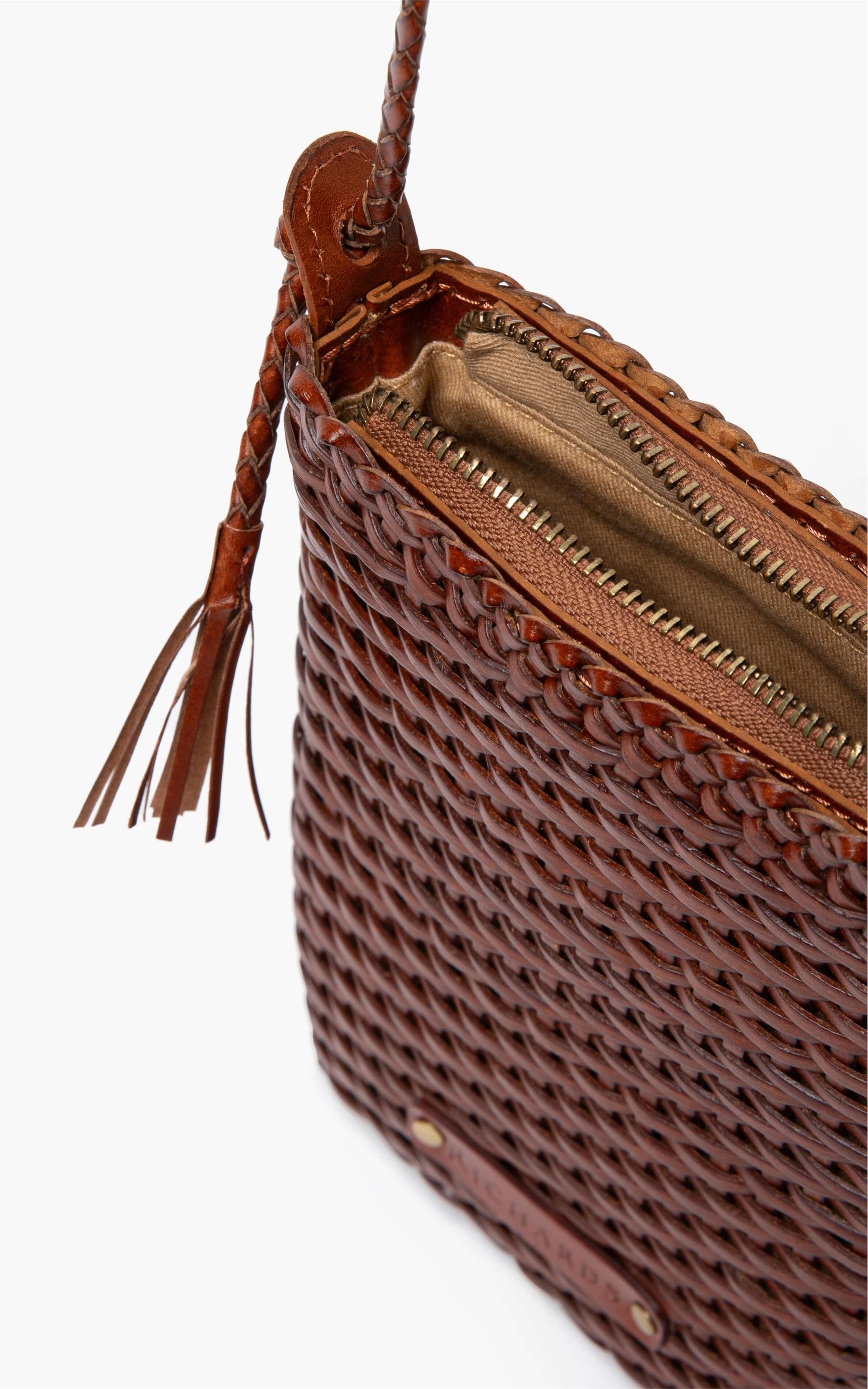 Crossbody Artisan Weave Caramelo