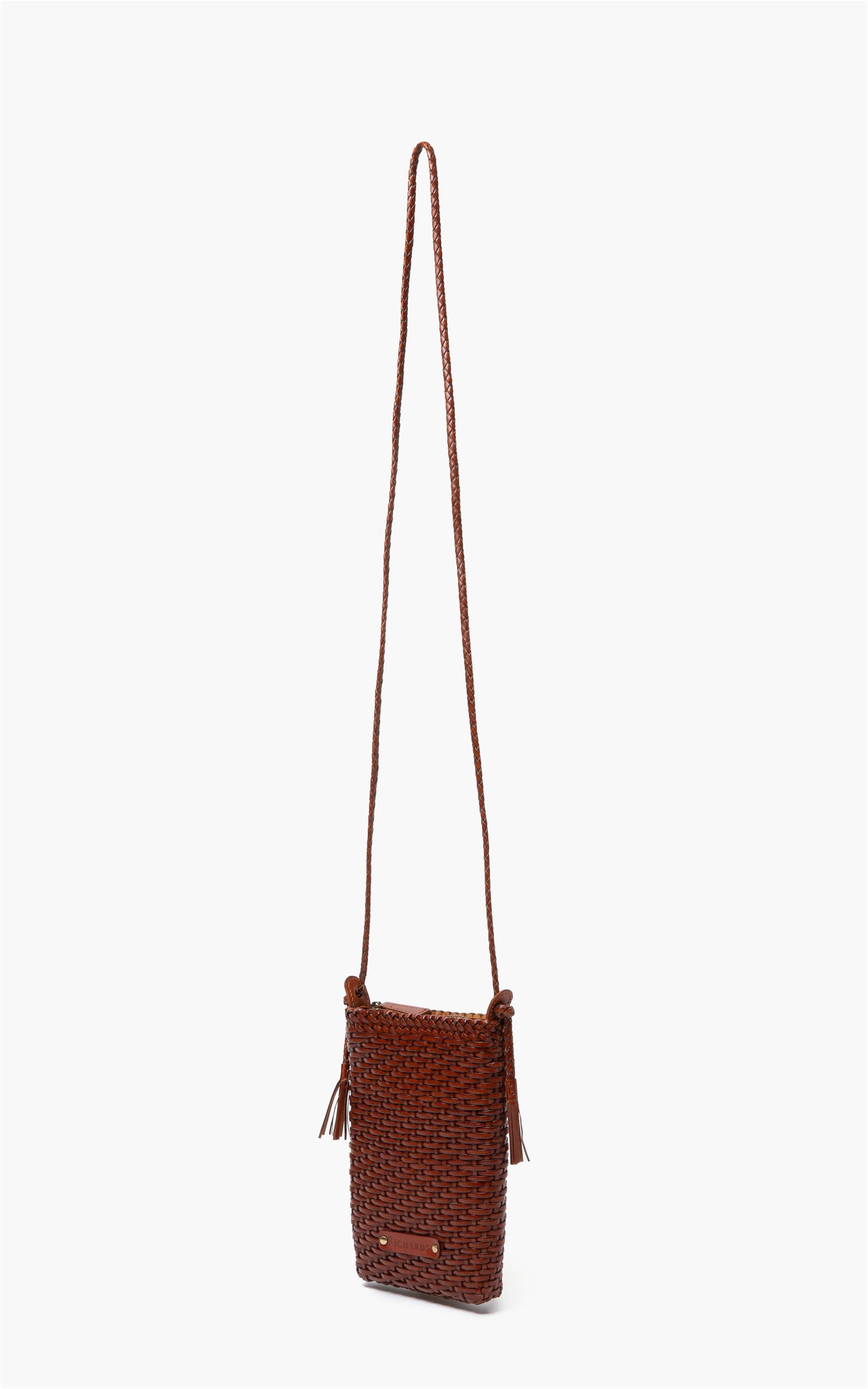 Crossbody Artisan Weave Caramelo