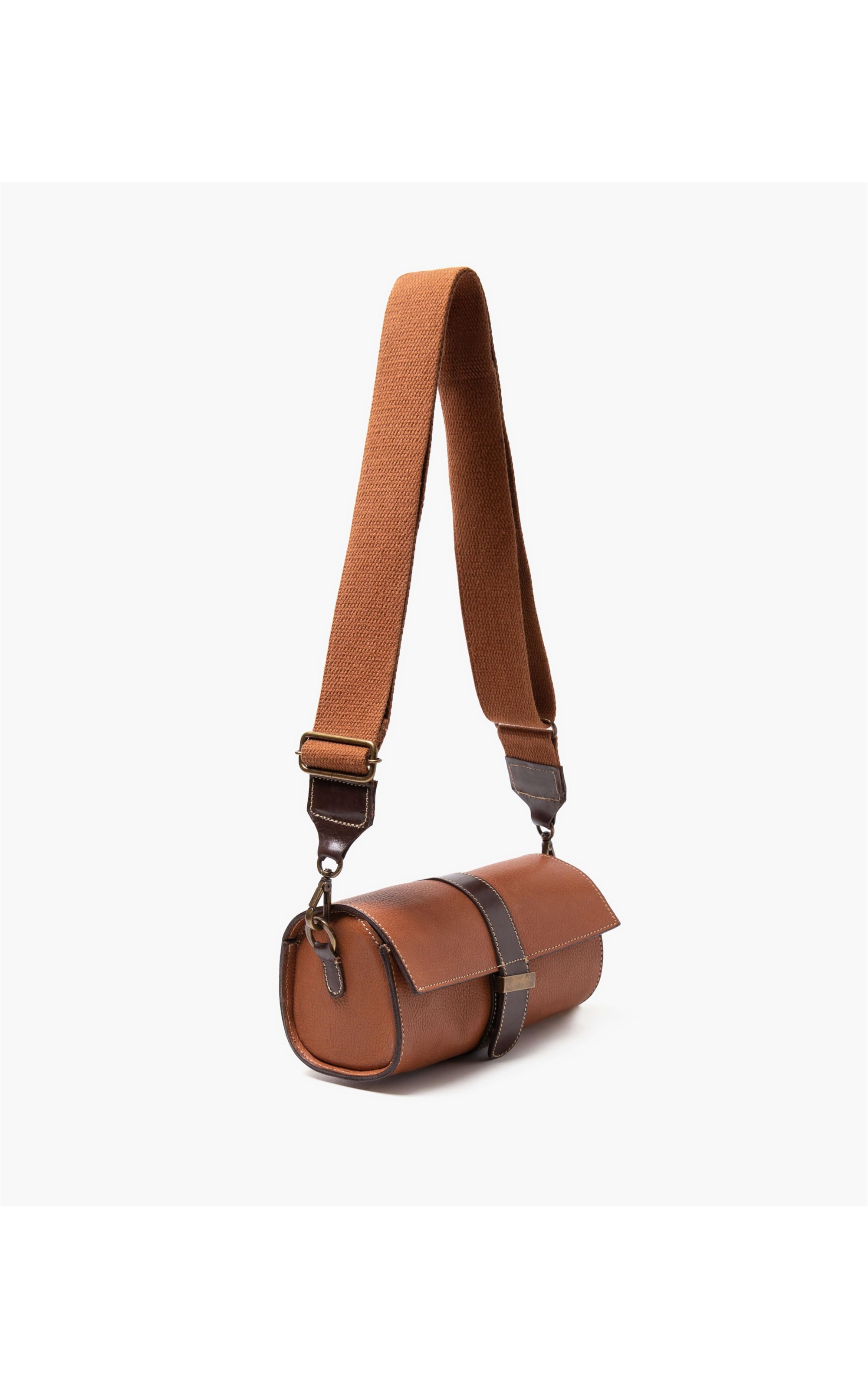 Crossbody Barrel Richards Caramelo