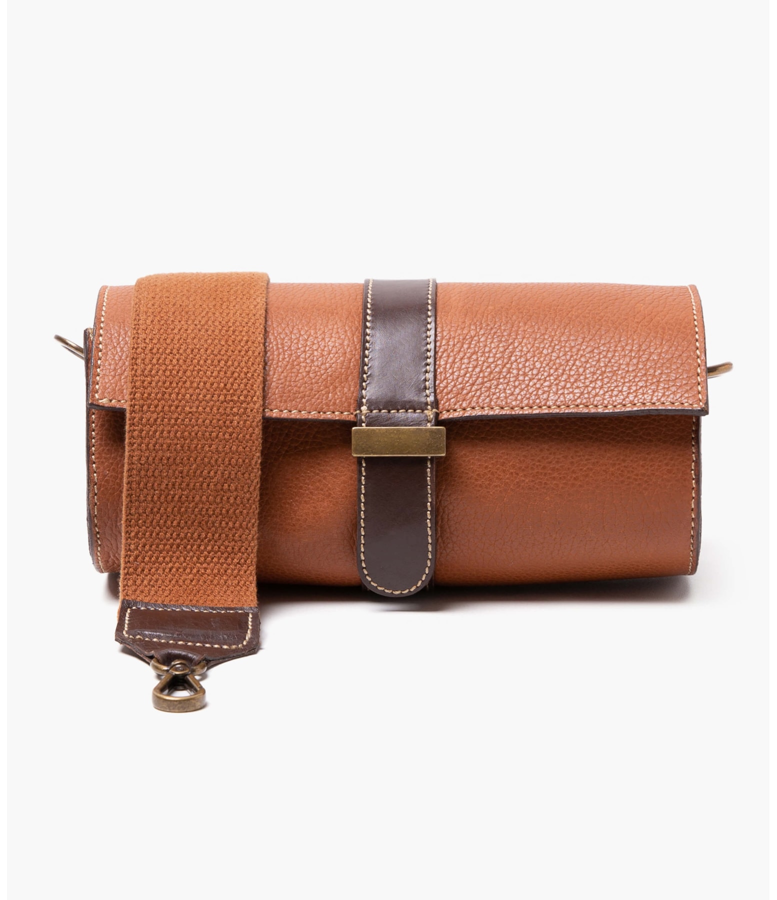 Crossbody Barrel Richards Caramelo