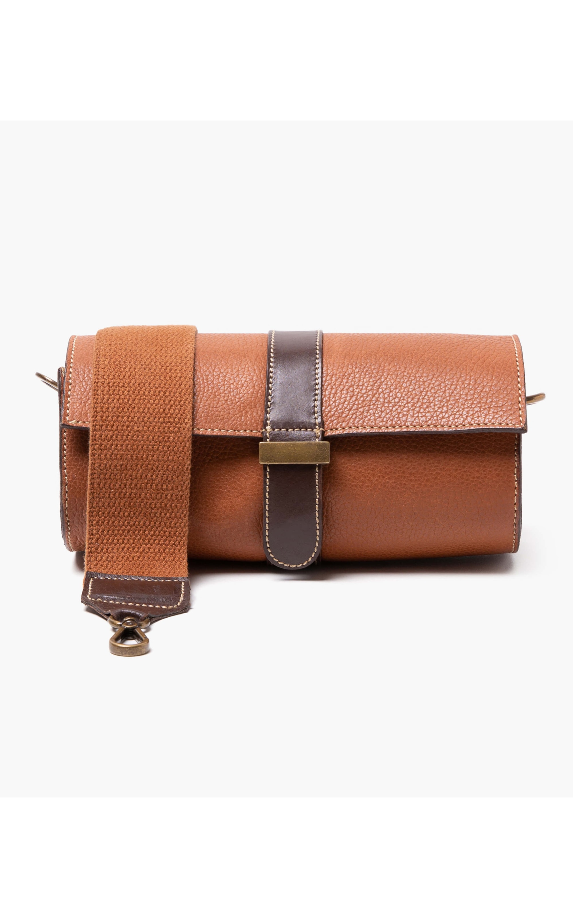 Crossbody Barrel Richards Caramelo