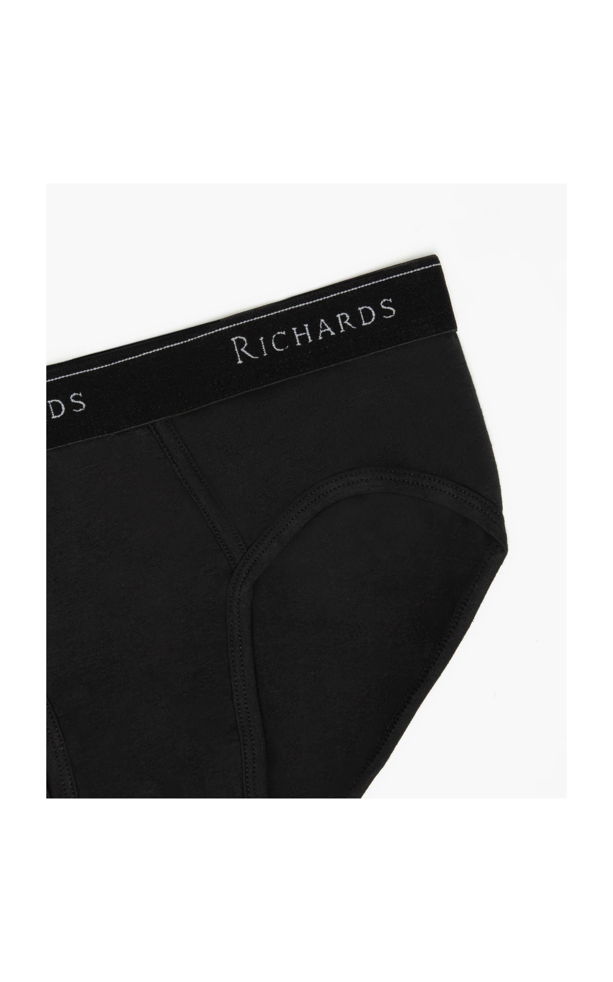 Cueca Slip Com Cos de Elastico New Preto