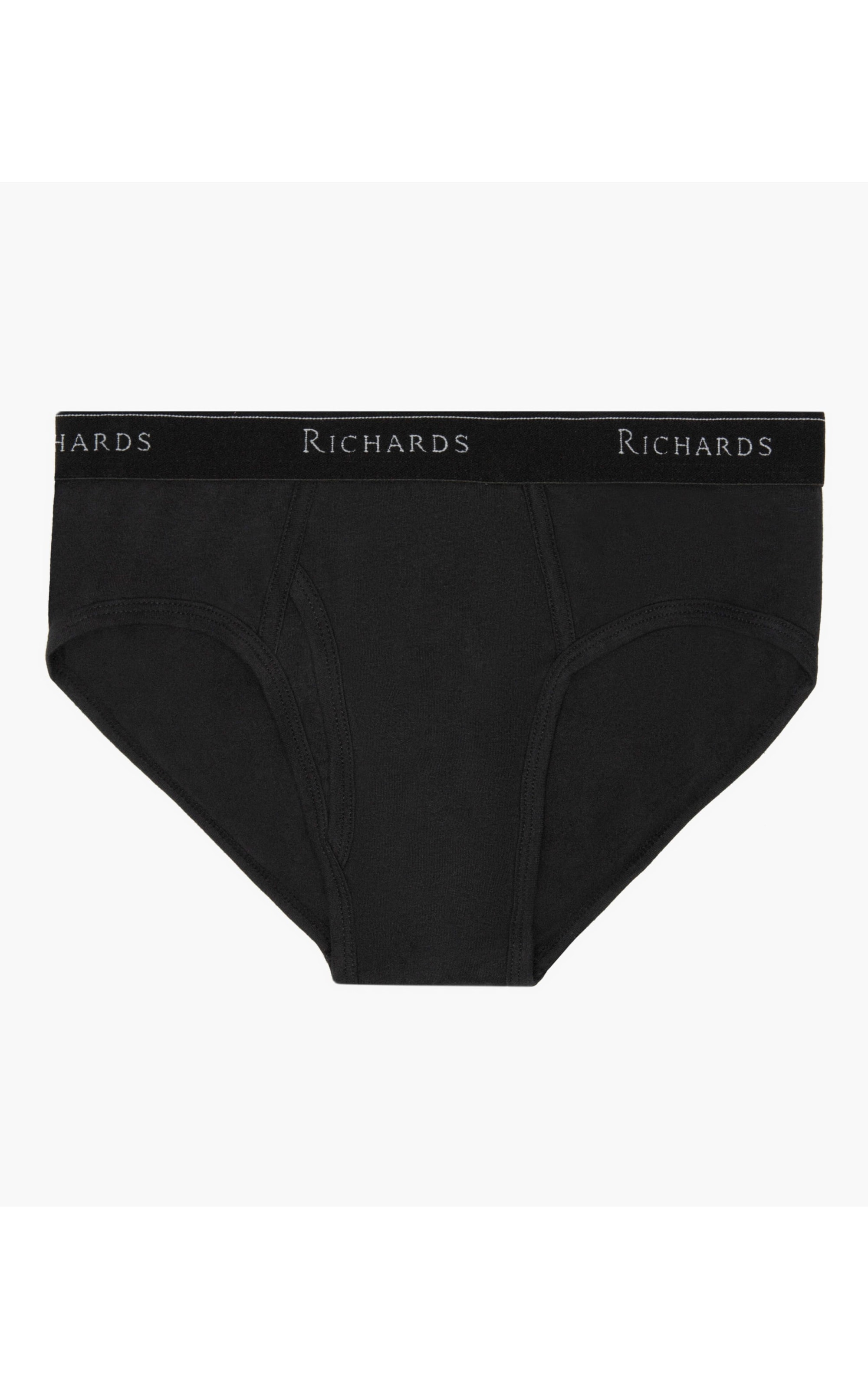 Cueca Slip Com Cos de Elastico New Preto