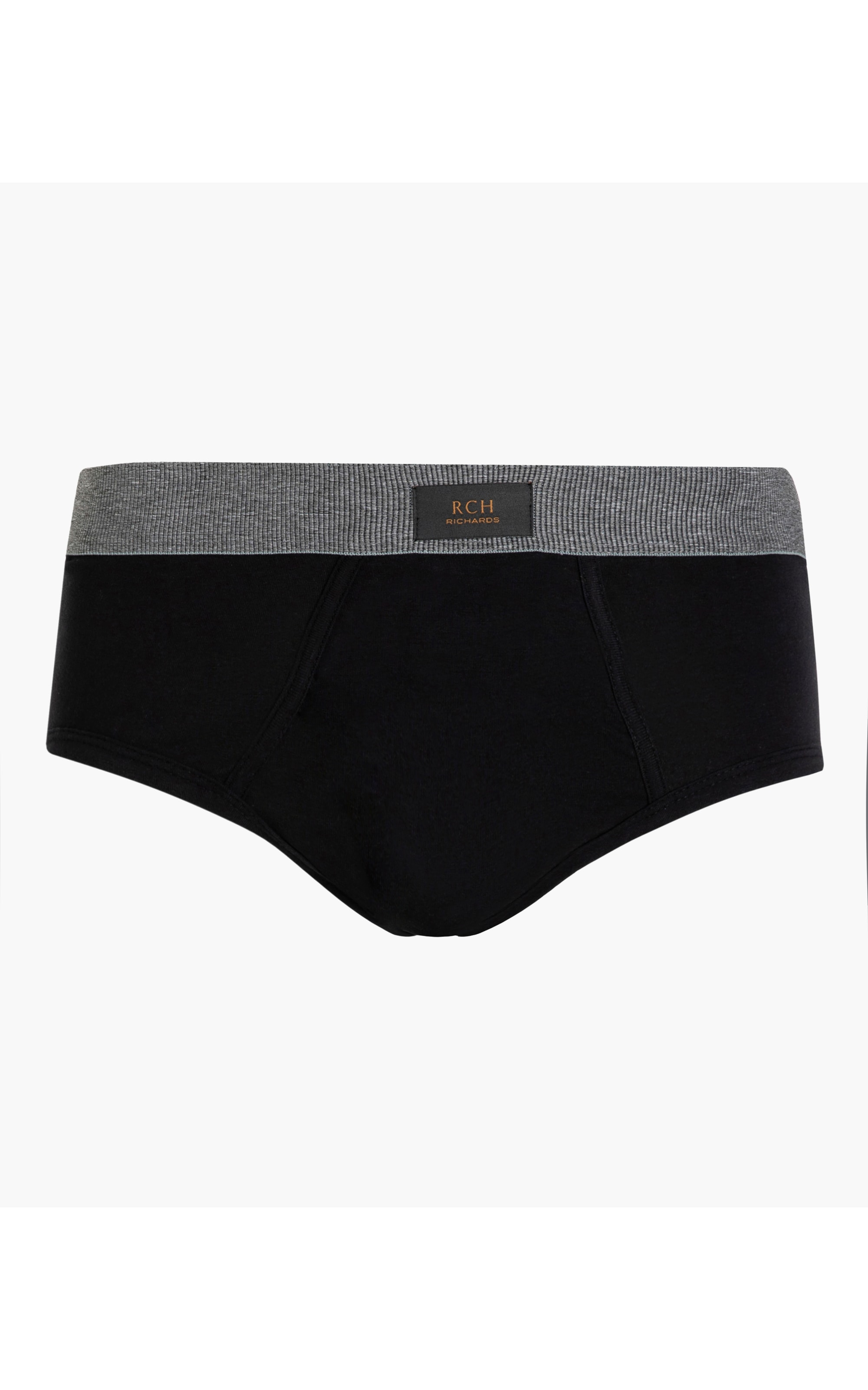 Cueca Slip Cotton Basic Preto