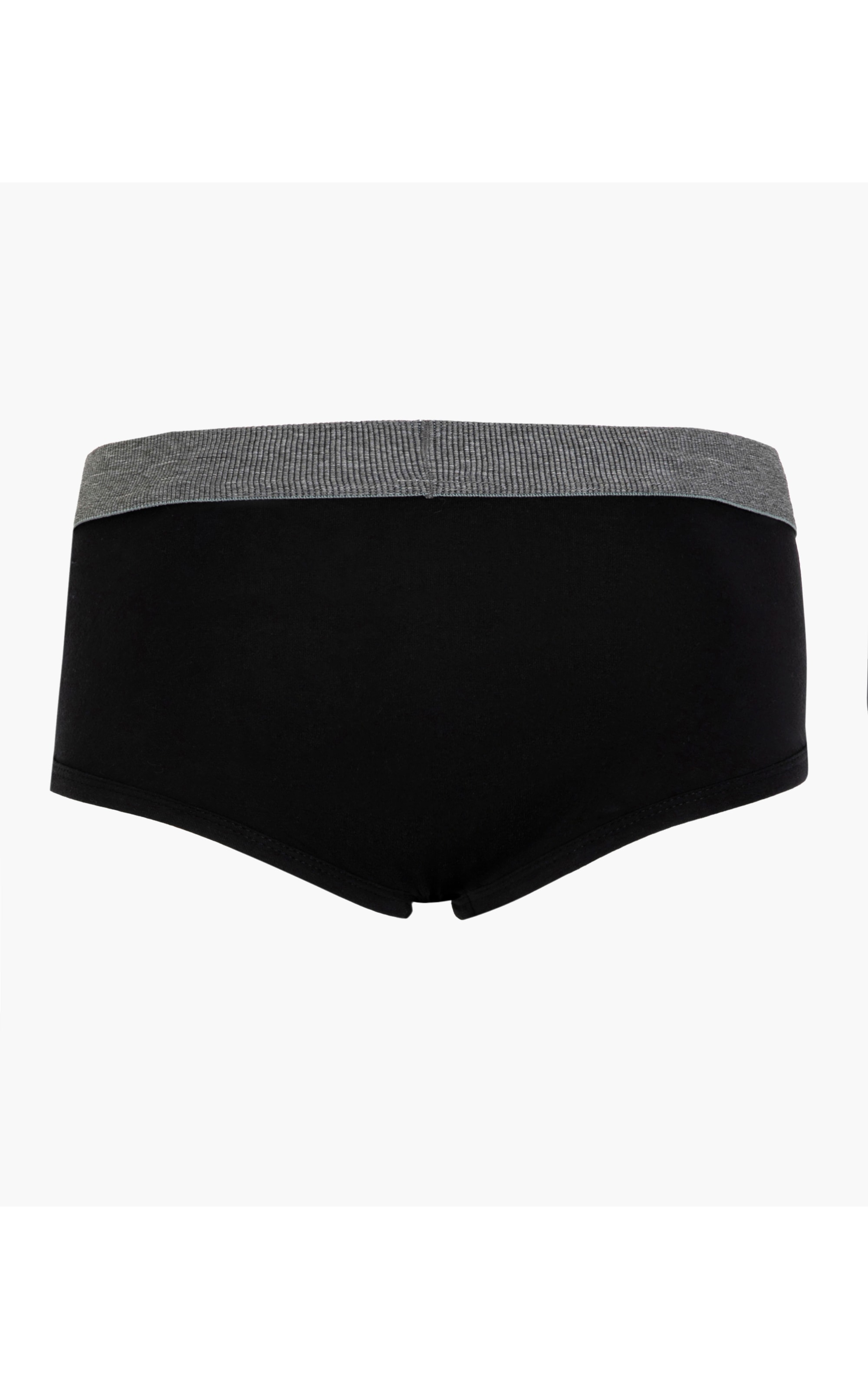 Cueca Slip Cotton Basic Preto