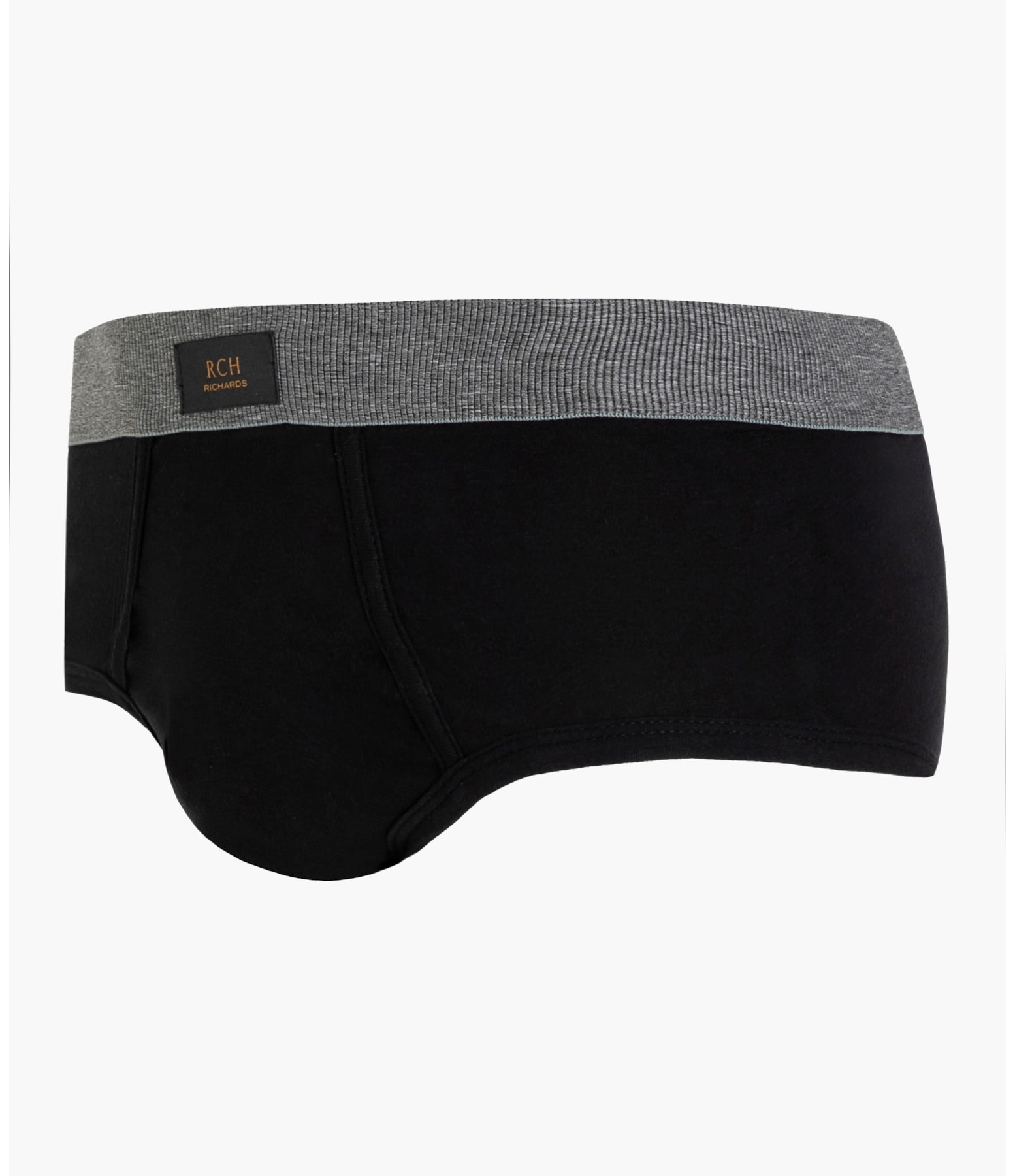 Cueca Slip Cotton Basic Preto