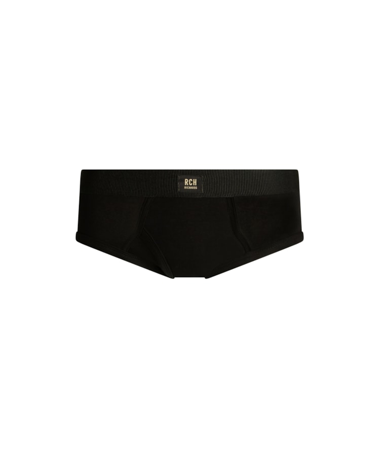 Cueca Slip Cotton Preto