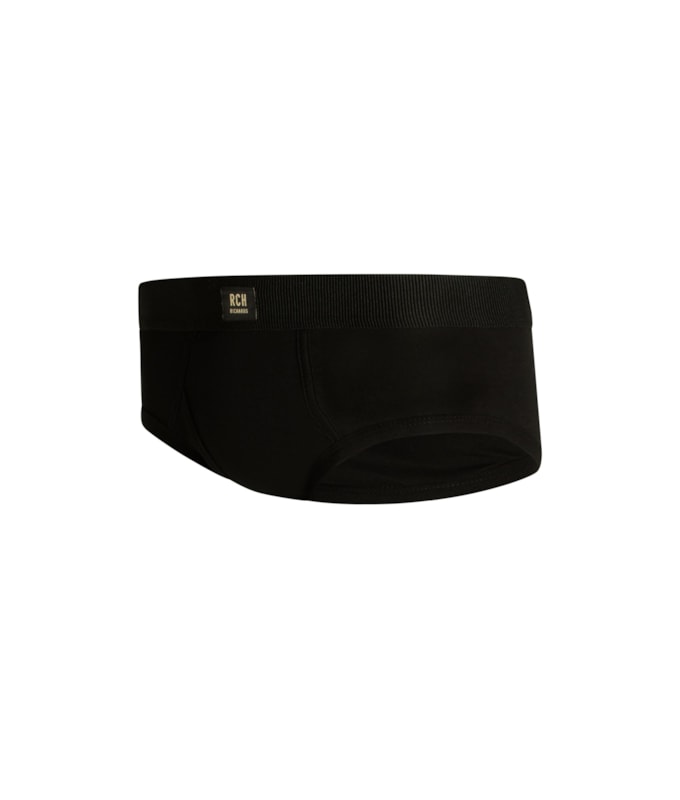 Cueca Slip Cotton Preto