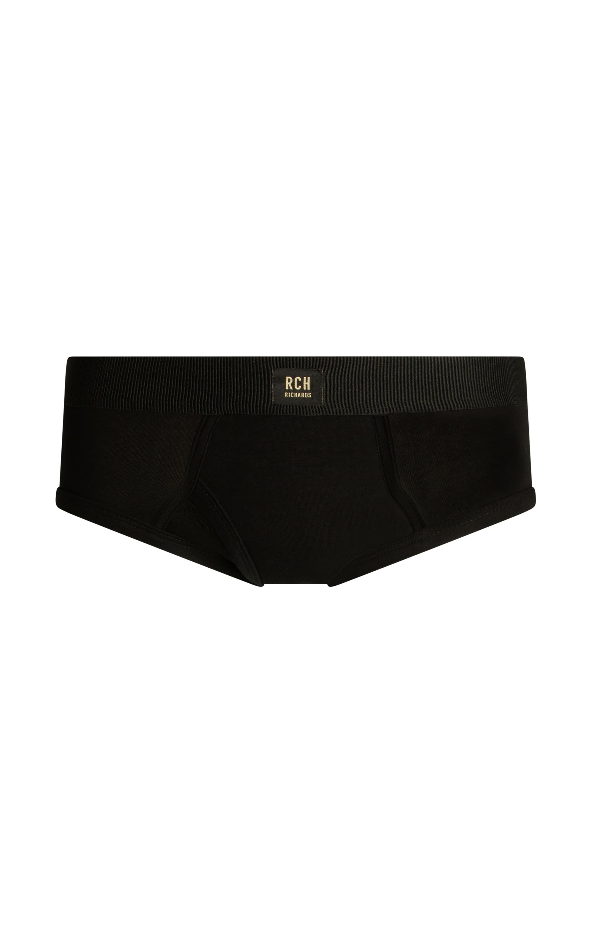 Cueca Slip Cotton Preto