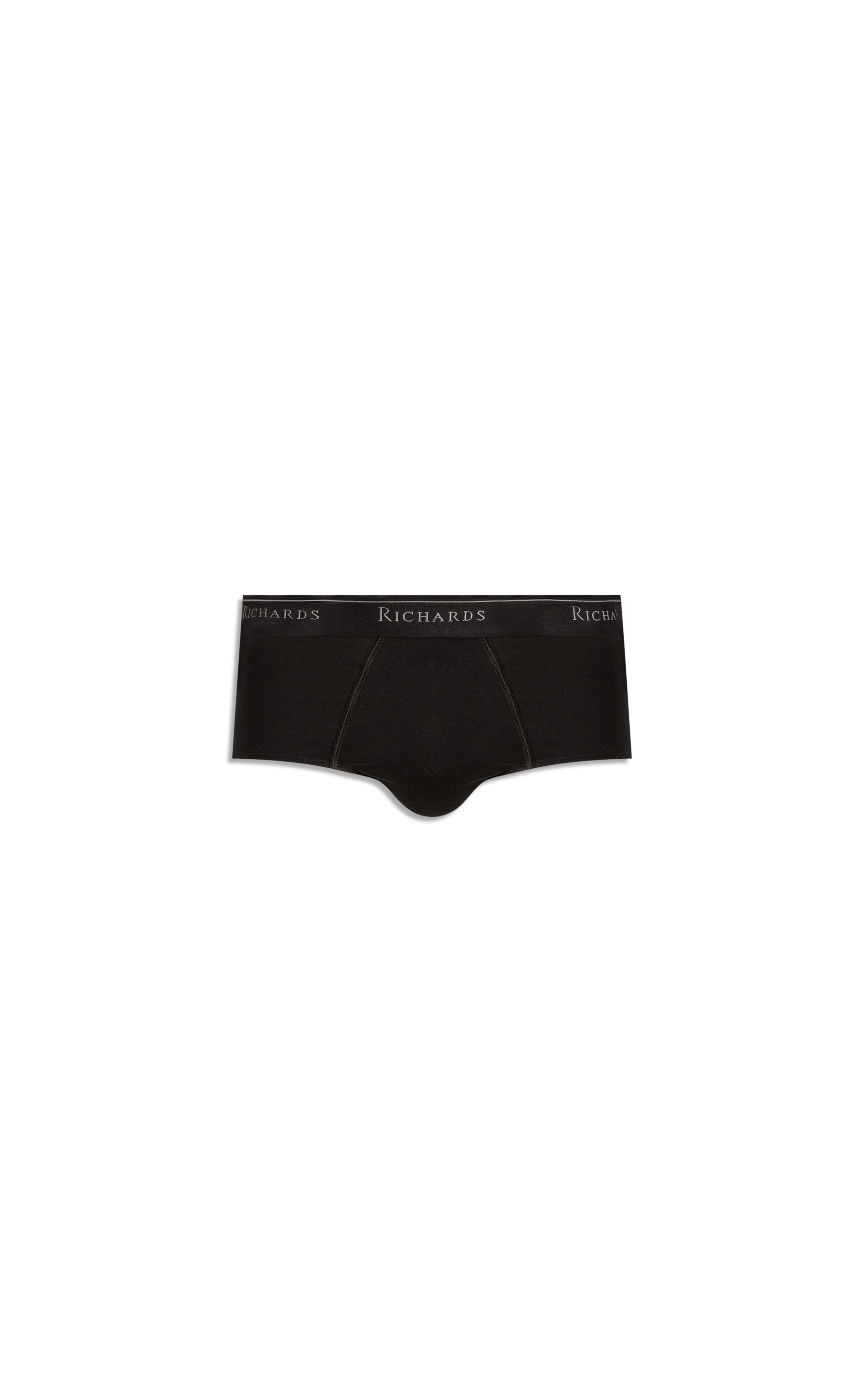Cueca Slip Cotton Preto