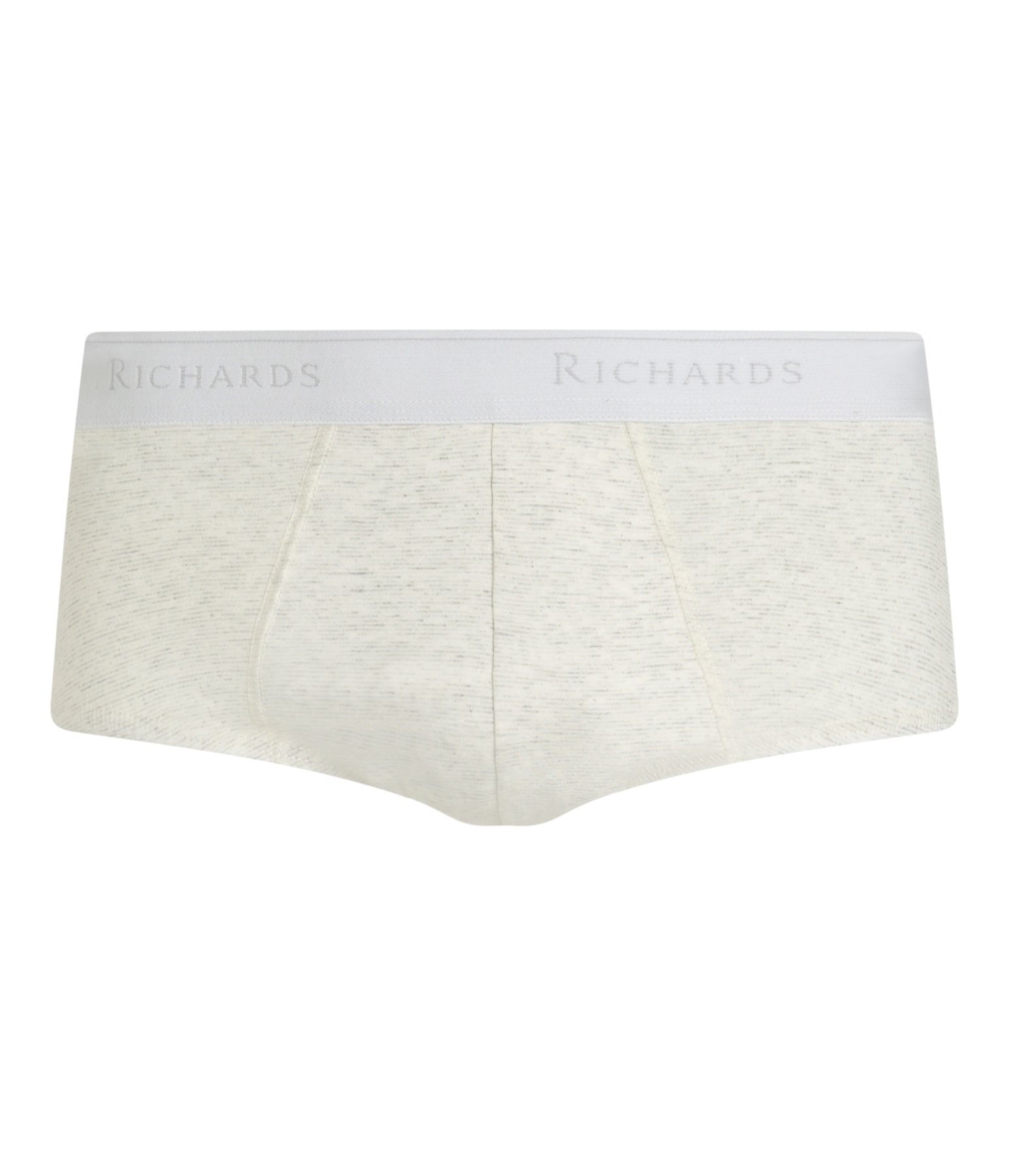 Cueca Slip Listrada Mescla Cinza Mescla