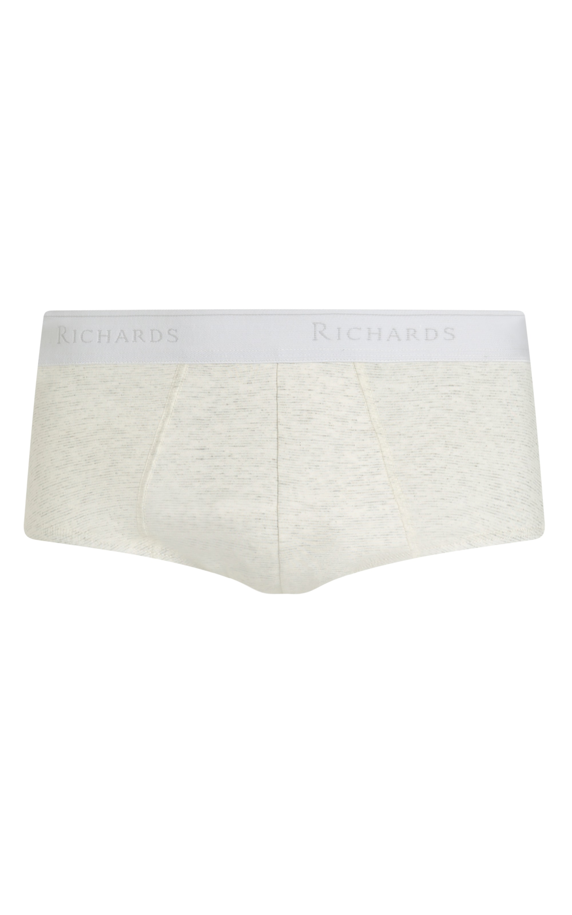 Cueca Slip Listrada Mescla Cinza Mescla