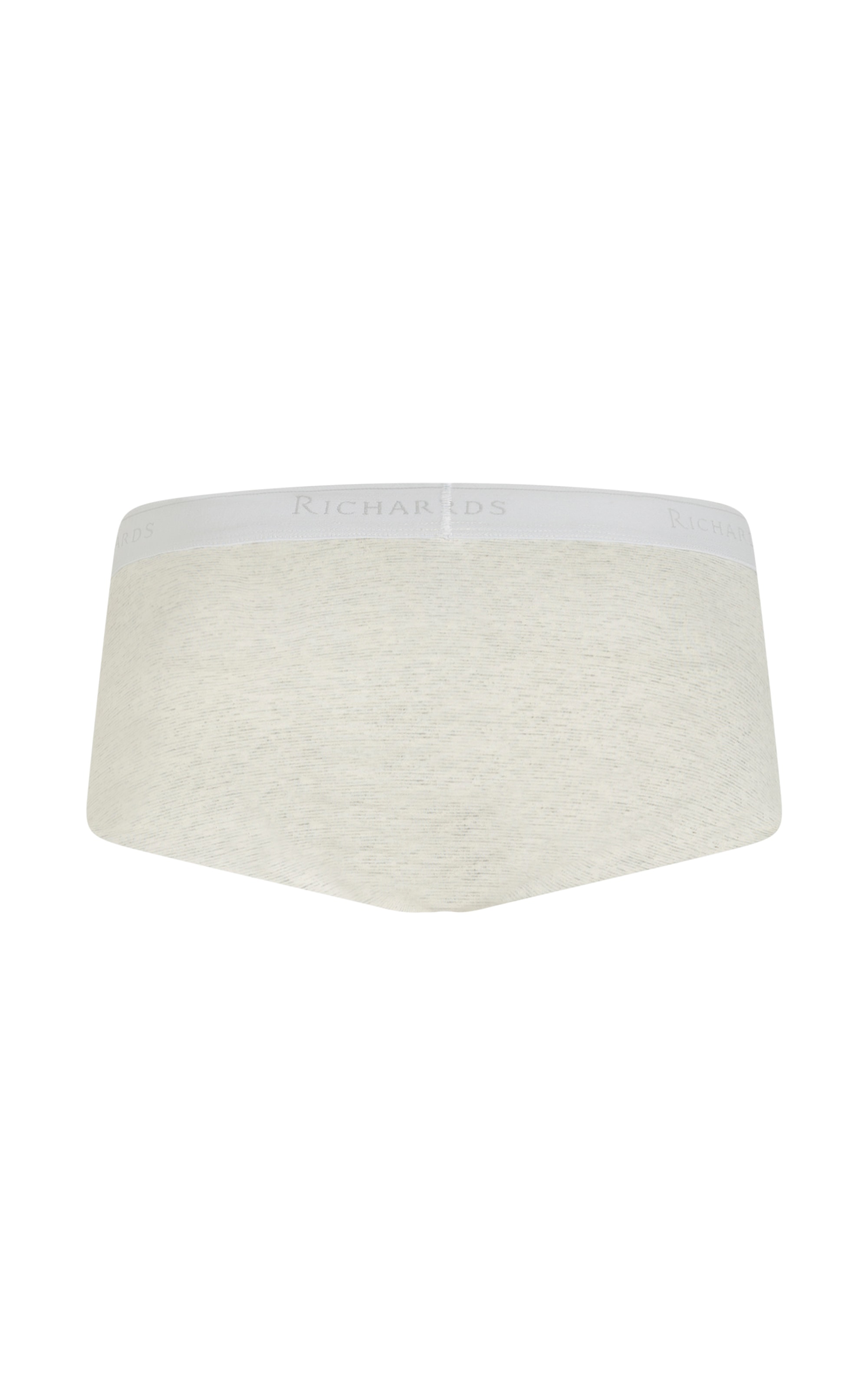 Cueca Slip Listrada Mescla Cinza Mescla