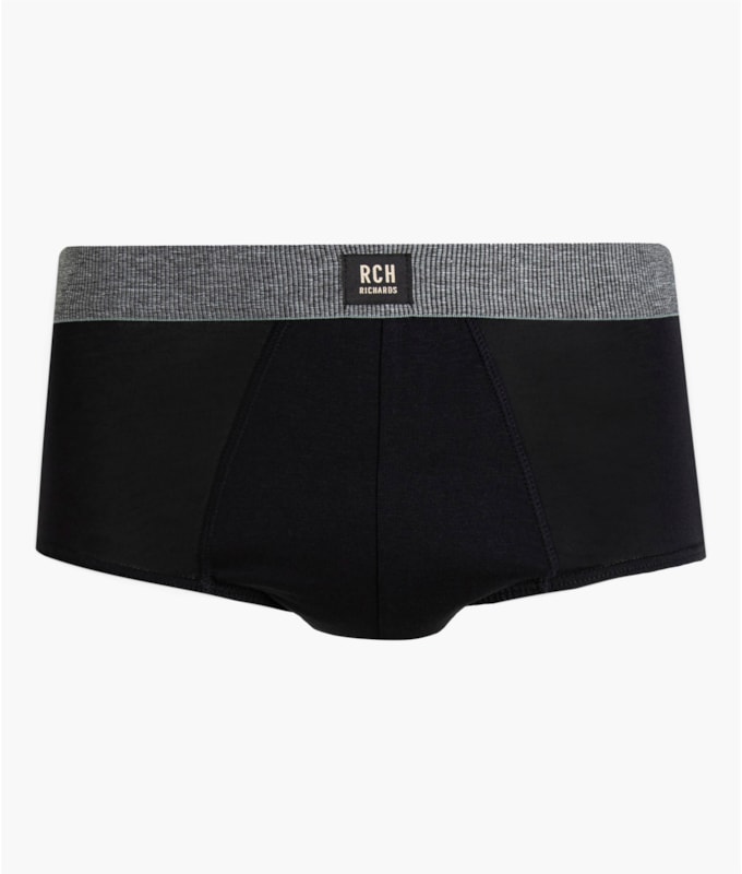 Cueca Slip Modal Lisa Preto