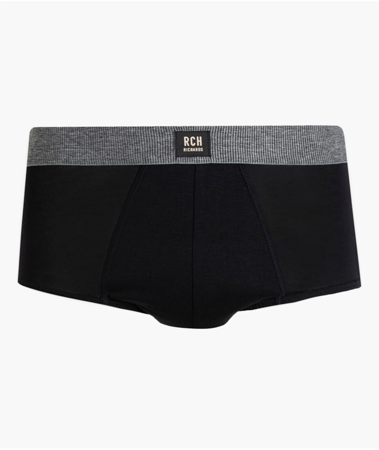 Cueca Slip Modal Lisa Preto