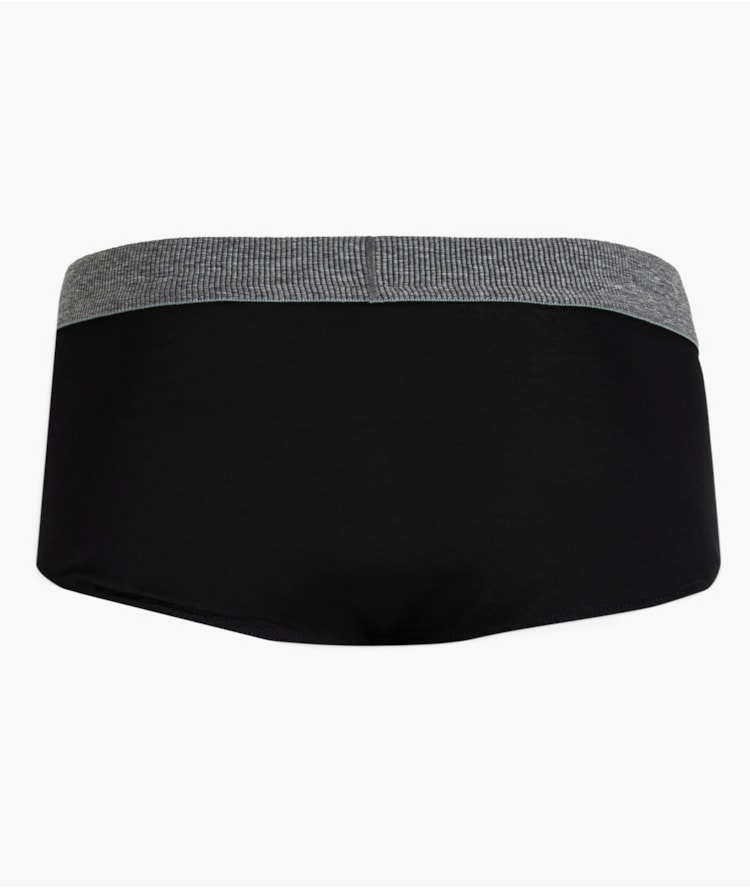 Cueca Slip Modal Lisa Preto