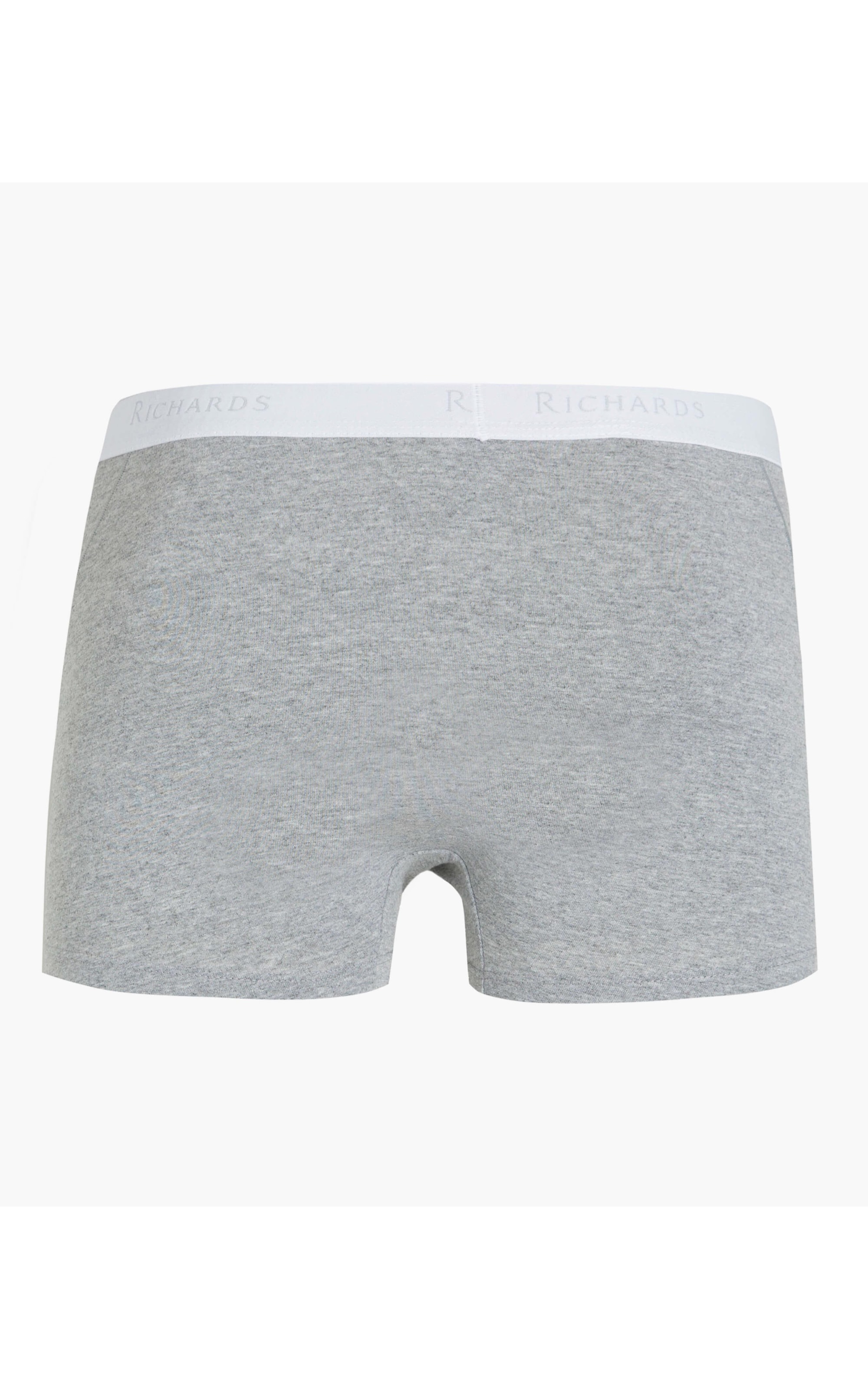 Cueca Trunk Com Cos de Elastico New Cinza Mescla